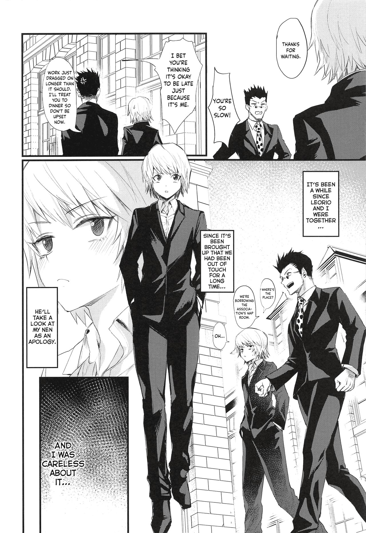 (C95) [Takeritake Daishuukakusai (Echigoya Takeru)] Ore no Douki ga Inran kamo Shirenai | My Buddy Might be a Slut (Hunter x Hunter) [English] [obsoletezero] imagen número 3