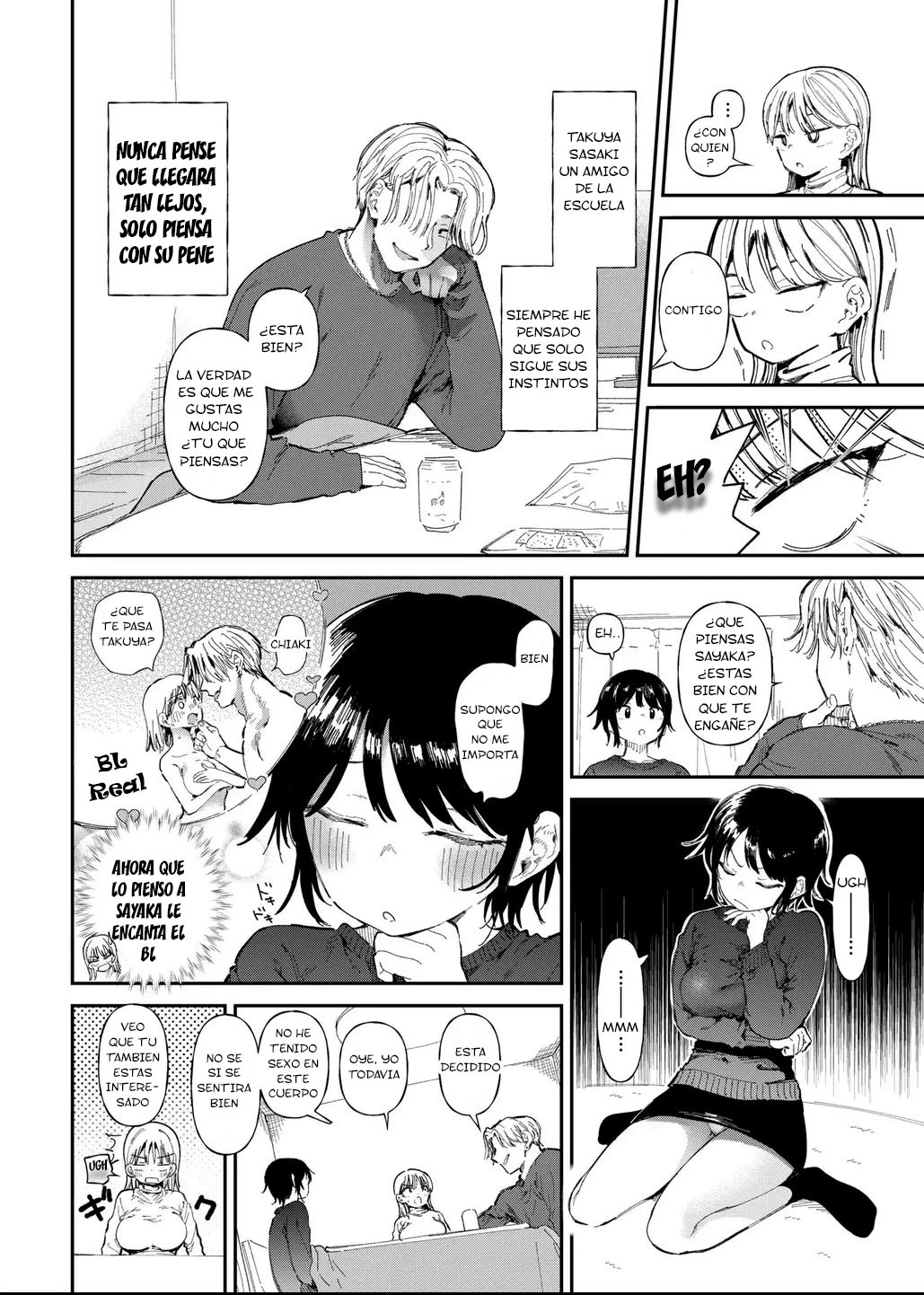 TS Shitara Tomodachi Ni Yararetashi Kanojo Mo NTRreta Hanashi Zenpen [TF SCANS] image number 6