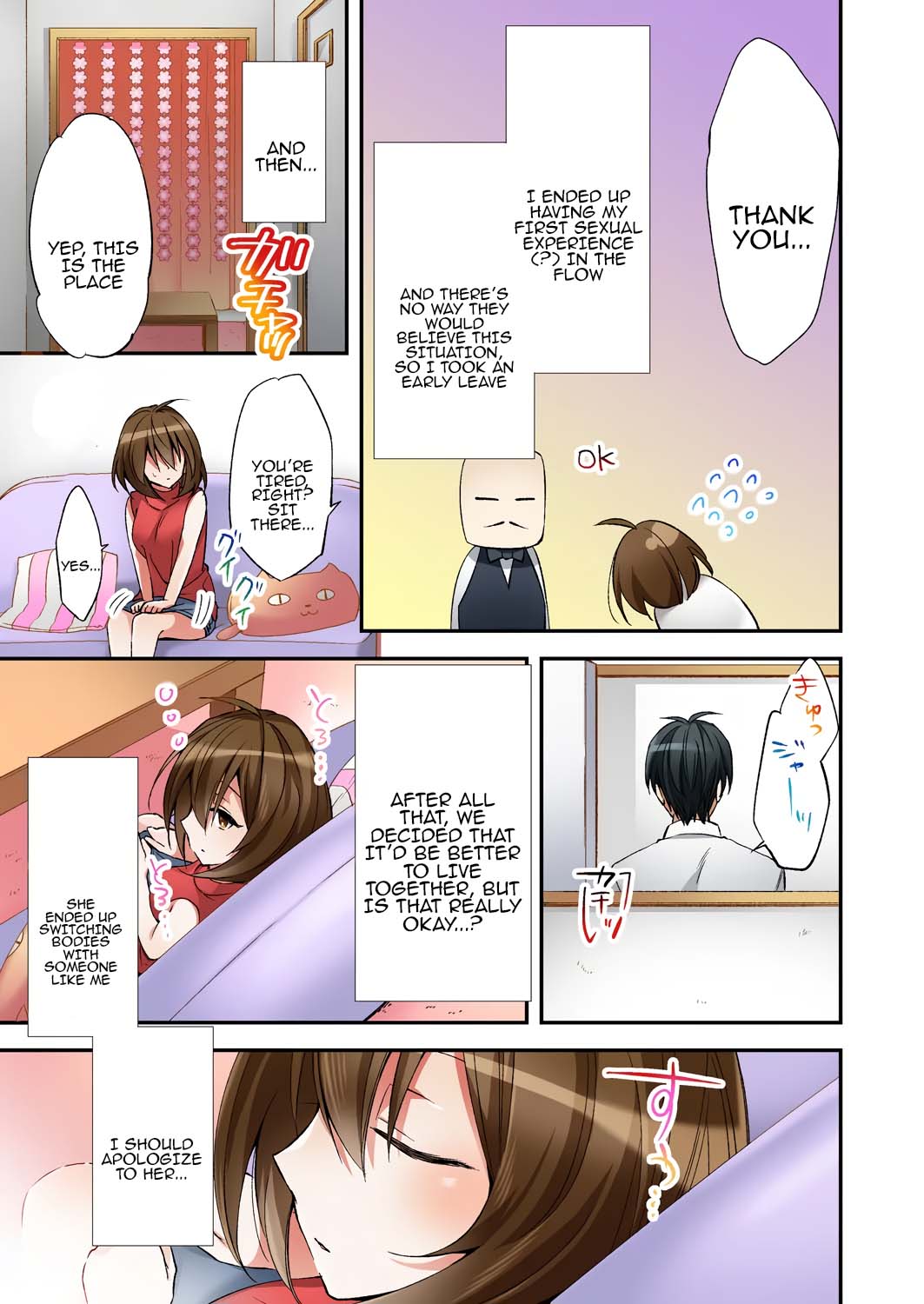 [Minamino Hazuki] Fuuzokujou to Boku no Karada ga Irekawatta node Sex Shite mita 1 | My body was swapped with a prostitute's, so I tried having sex 1 [Tenuous Scans] numero di immagine  25