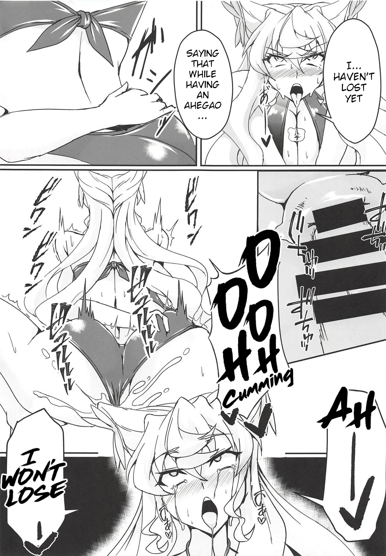 (C94) [Daisan Shinsekai (Fumikage)] MariChri wa Ochinpo nanka ni Makeru Hazu ga Nai!! (Senki Zesshou Symphogear) [English] 画像番号 14