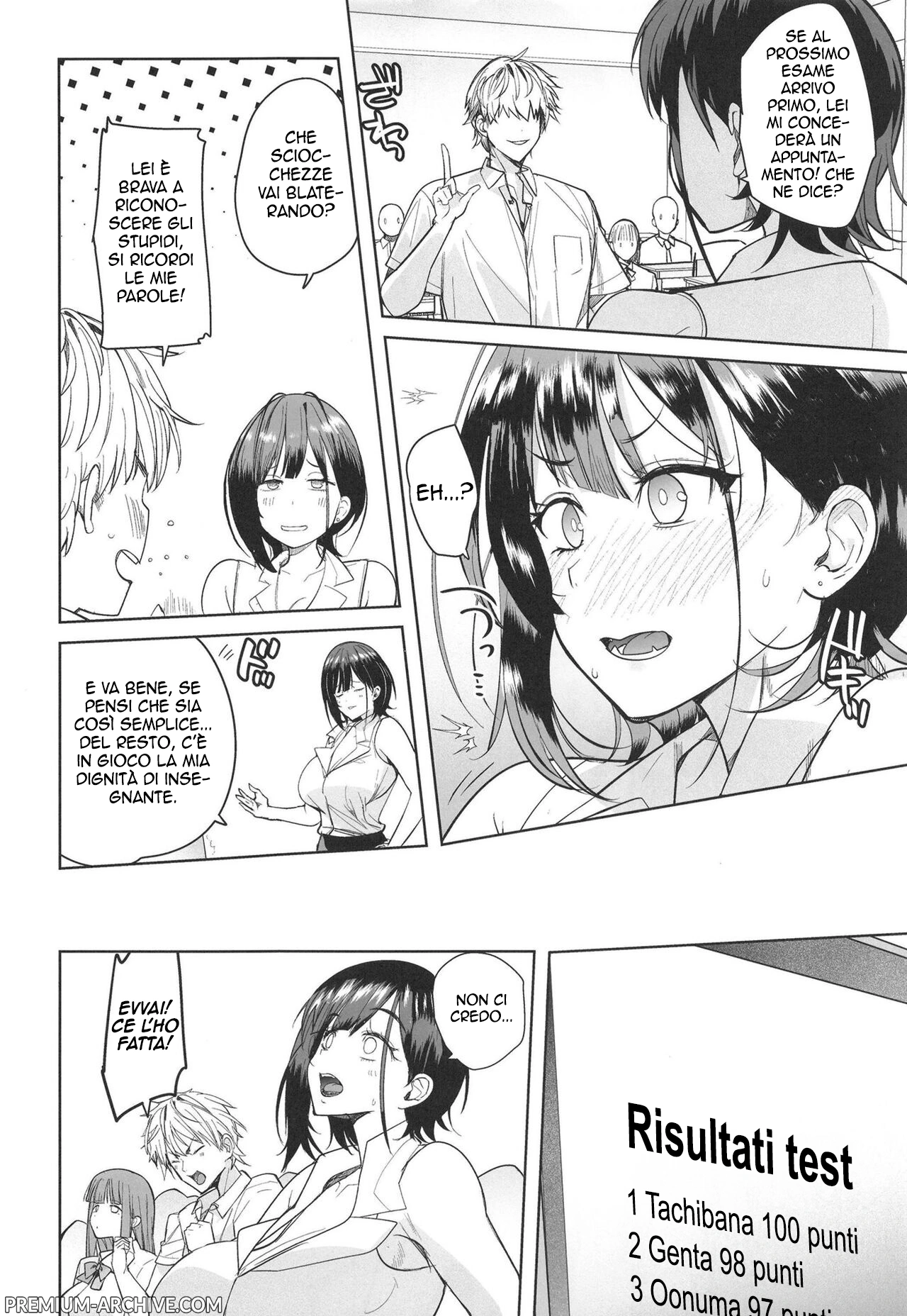 (C103) [AMAYADORI+ (Harenochiame)] Tsuyoki na Tannin Kyoushi Otoshite Mita | Seduco una insegnante molto sicura di sé [Italian] изображение № 5