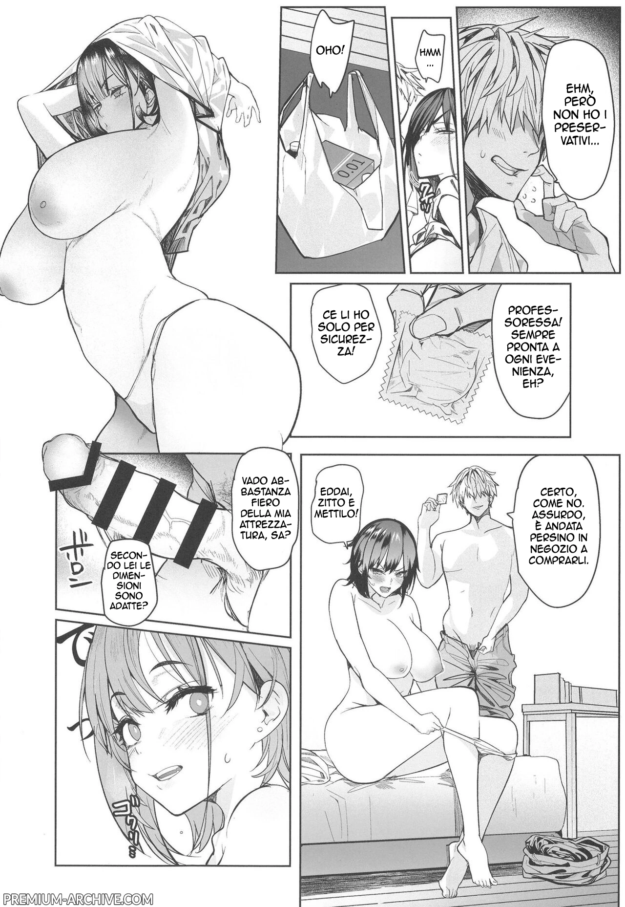 (C103) [AMAYADORI+ (Harenochiame)] Tsuyoki na Tannin Kyoushi Otoshite Mita | Seduco una insegnante molto sicura di sé [Italian] изображение № 11