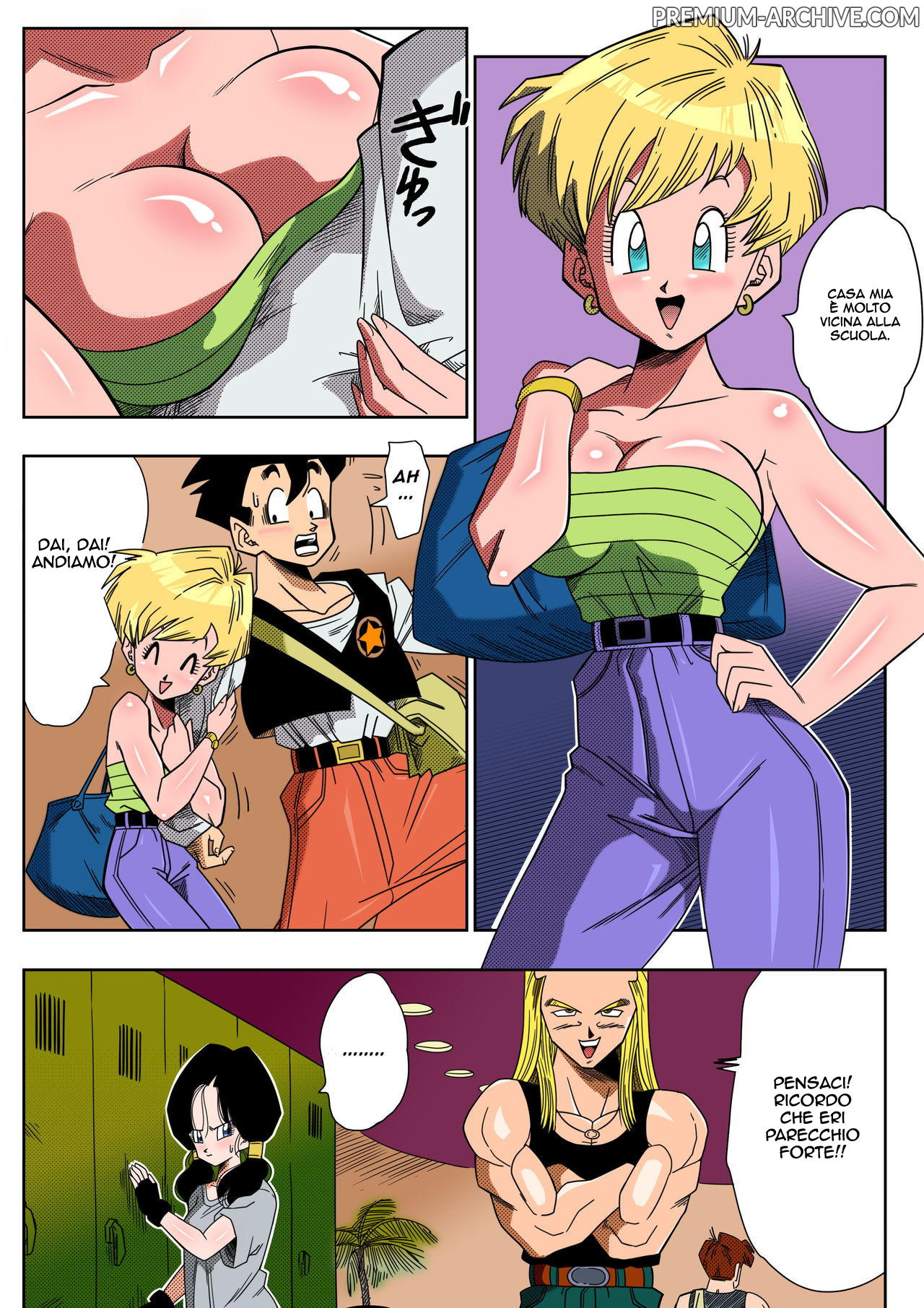 [Yamamoto Doujin (Yamamoto)] DagonBall - Love Triangle Z 1 | Triangolo Amoroso 1 [Italian] [Colorized] [Decensored] 图片编号 4