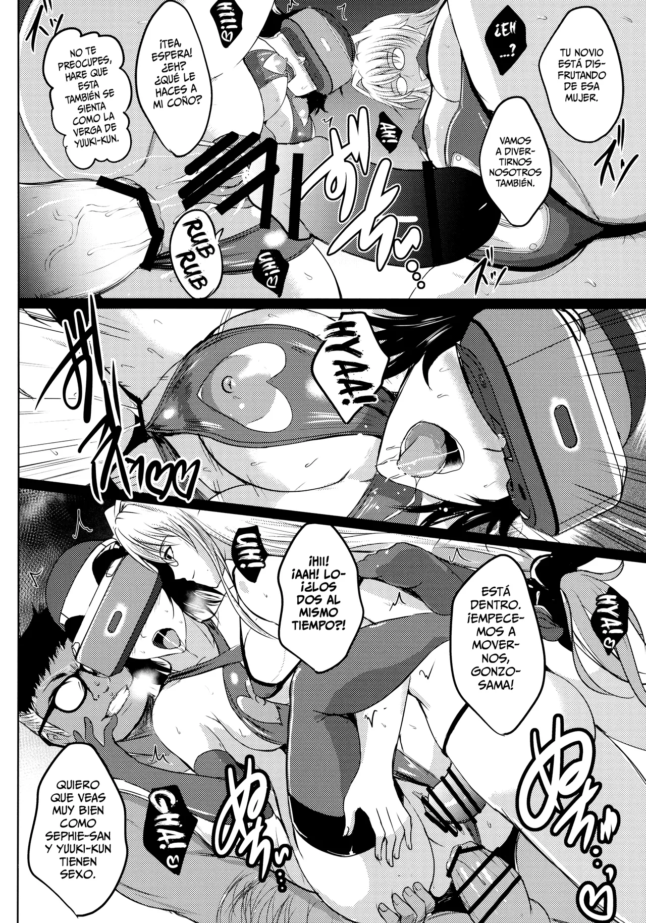 (C91) [Shouchuu MAC (Hozumi Kenji)] Netorare x VR ~Bakunyuu Hoken Kyoushi o Ninshin Chakushou!~ (To LOVE-Ru ) [Spanish] [L24scan] imagen número 29