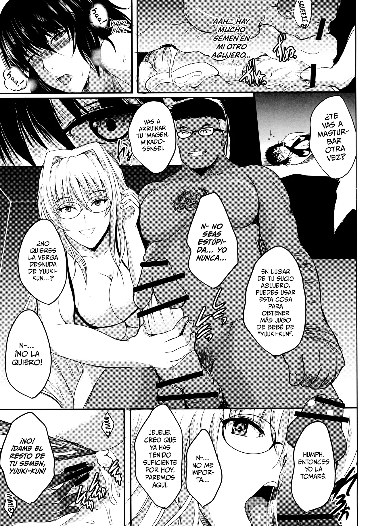 (C91) [Shouchuu MAC (Hozumi Kenji)] Netorare x VR ~Bakunyuu Hoken Kyoushi o Ninshin Chakushou!~ (To LOVE-Ru ) [Spanish] [L24scan] imagen número 35