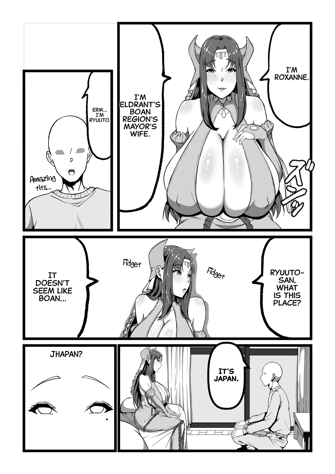 [Tanaka no Miso] Roxanne Isekai e Iku | Roxanne Goes to Another World (Kyonyuu Fantasy) [English] [CarlJPTL] 4eme image