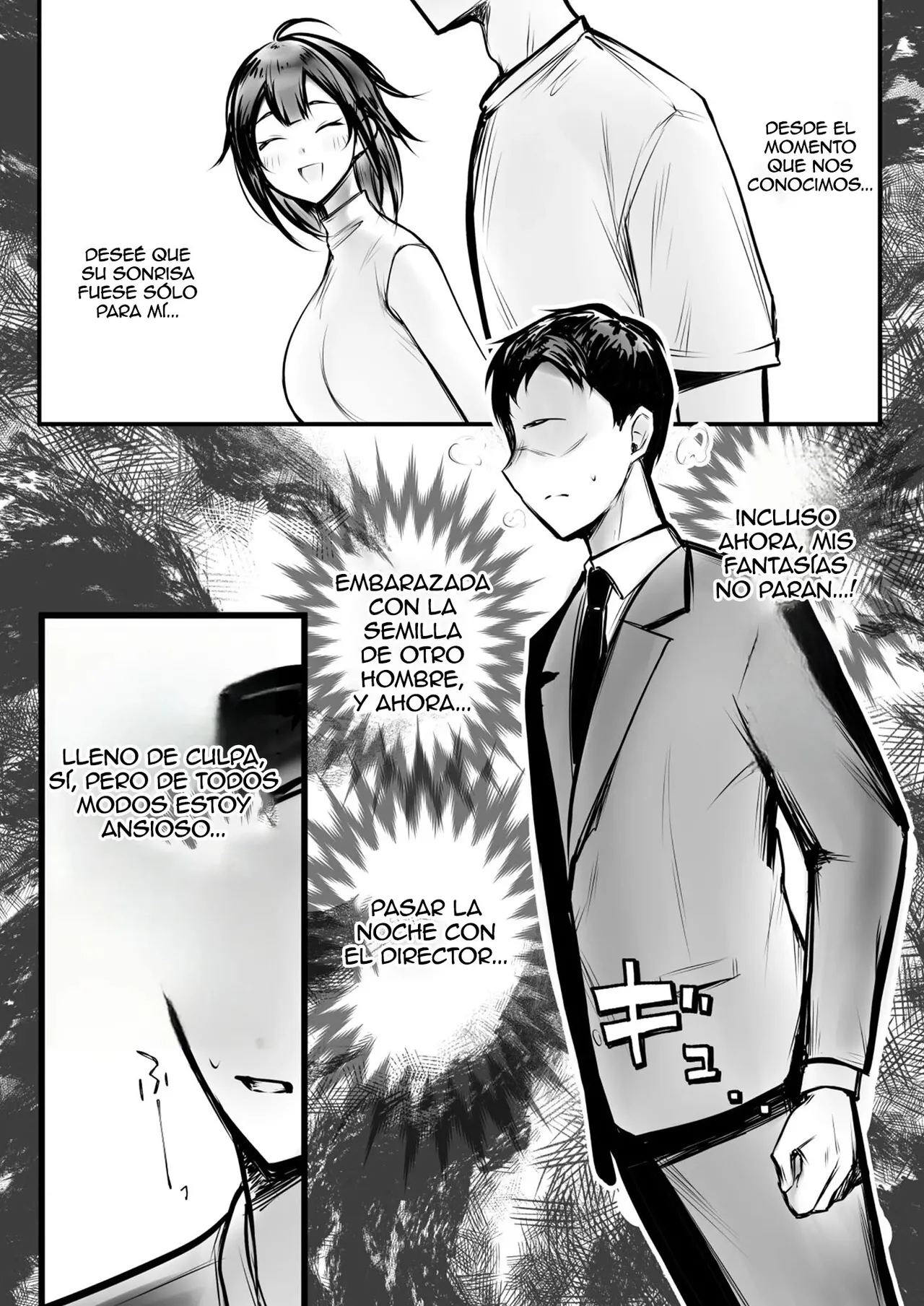 [Akireru Shoujo (Akire)] Boku dake ni Amaesasete Kureru Kyonyuu JK Tsuma o Hoka no Otoko ni Dakasete Mita 10｜Vi a una esposa de preparatoria de grandes pechos que solo deja que otro hombre la mime y abrace 10 [Spanish] [Anything] image number 7