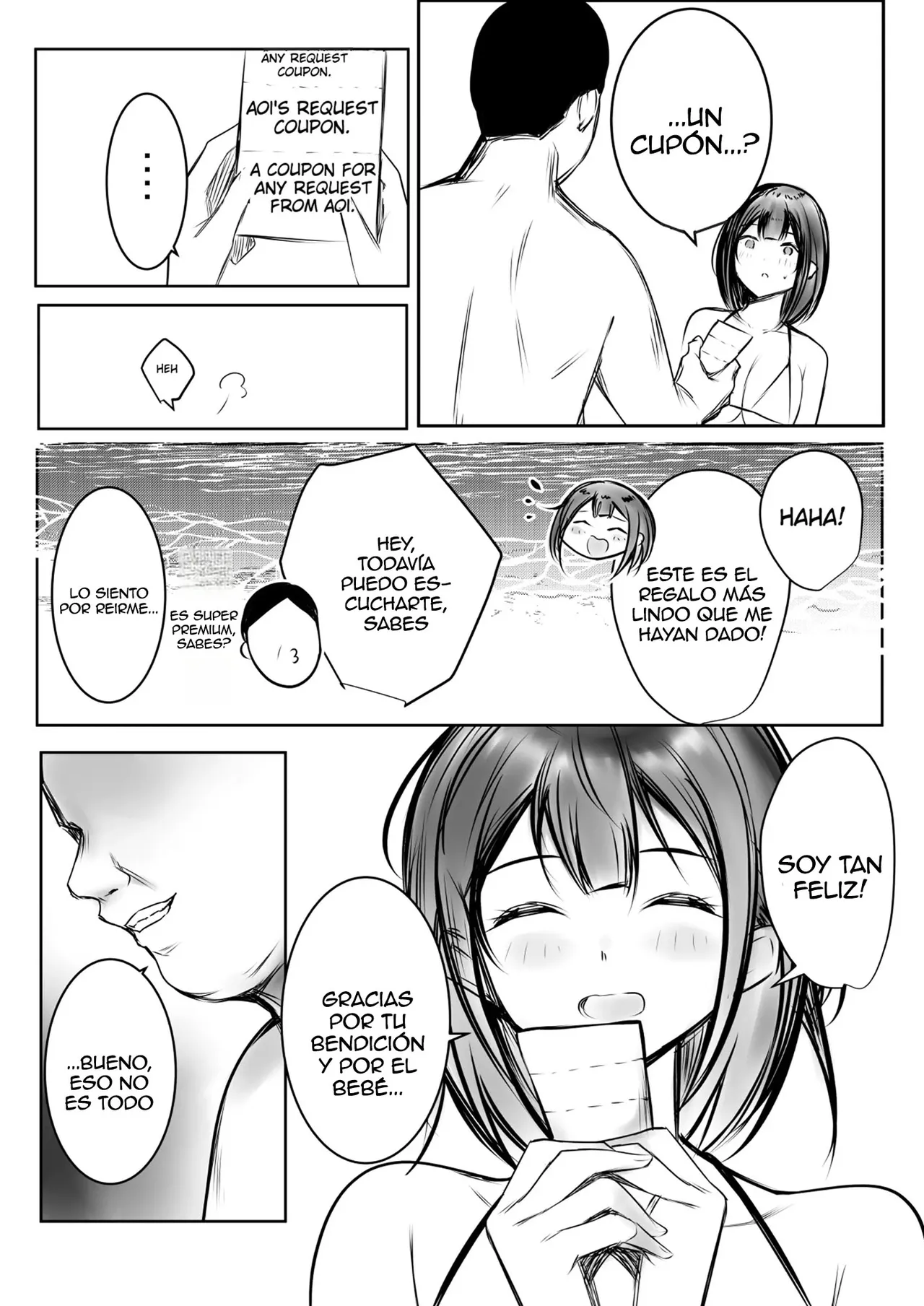 [Akireru Shoujo (Akire)] Boku dake ni Amaesasete Kureru Kyonyuu JK Tsuma o Hoka no Otoko ni Dakasete Mita 10｜Vi a una esposa de preparatoria de grandes pechos que solo deja que otro hombre la mime y abrace 10 [Spanish] [Anything] image number 13