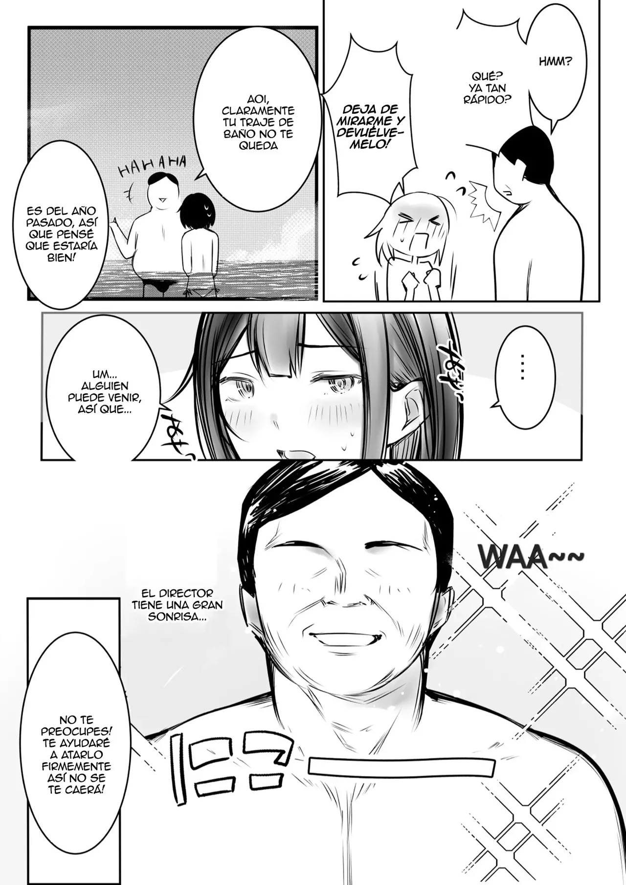 [Akireru Shoujo (Akire)] Boku dake ni Amaesasete Kureru Kyonyuu JK Tsuma o Hoka no Otoko ni Dakasete Mita 10｜Vi a una esposa de preparatoria de grandes pechos que solo deja que otro hombre la mime y abrace 10 [Spanish] [Anything] image number 17