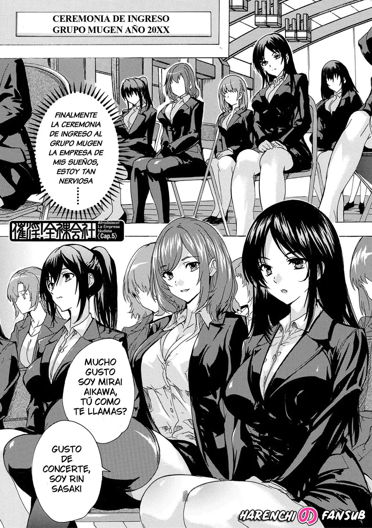 [Natsuka Q-ya] Saiin! Zenra Kaisha (Chap. 5) | Afrodisiaco! La Empresa Nudista (Cap. 5) [Spanish] [Digital][Harenchi no Fansub] première image