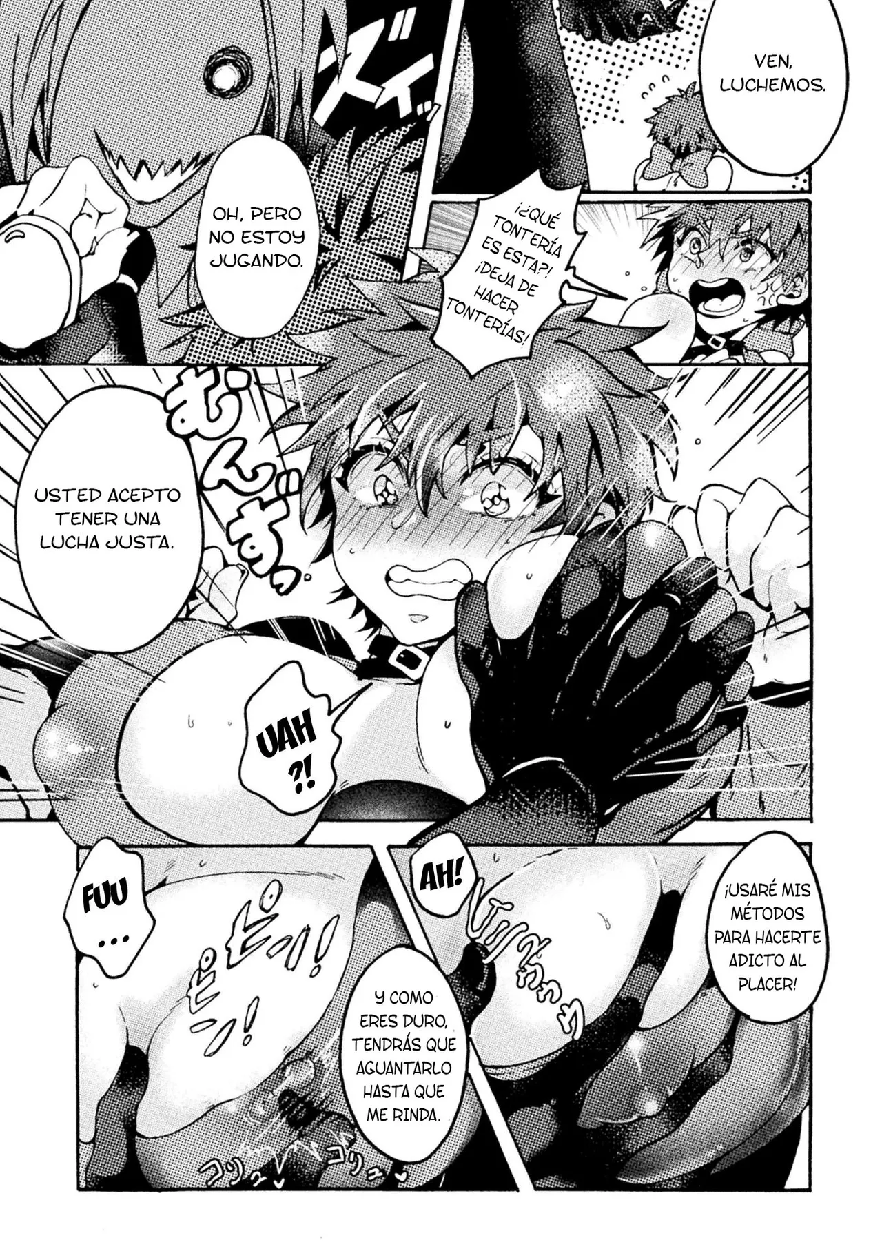 [Miyata Miya] Devil's Bride (2D Comic Magazine TS Akuochi Nyotaika Shita Seigikan-tachi ga Akuten Acme! Vol. 2) [Spanish] [TF Scans] Bildnummer 5