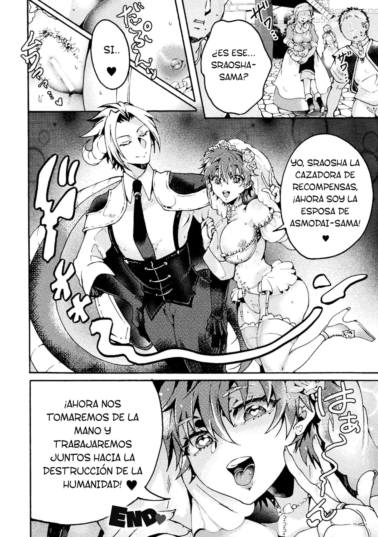 [Miyata Miya] Devil's Bride (2D Comic Magazine TS Akuochi Nyotaika Shita Seigikan-tachi ga Akuten Acme! Vol. 2) [Spanish] [TF Scans] Bildnummer 18