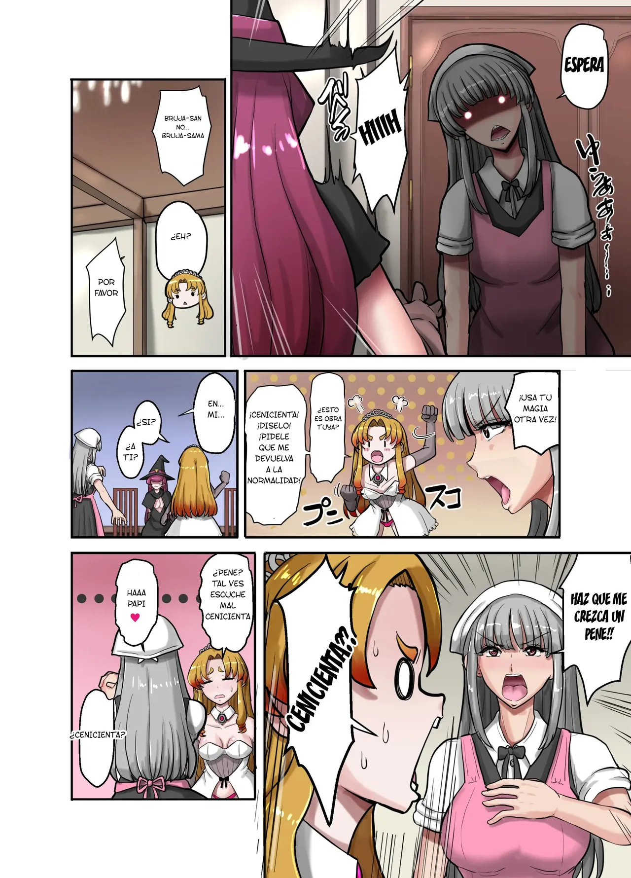 [Greg Soujou (Teiesuya)] Nyotaika Douwa Papaderella ~ Papa Suki Musume wa Nyotaika Papa o Haramasetai [Spanish] [TF Scans] 이미지 번호 6