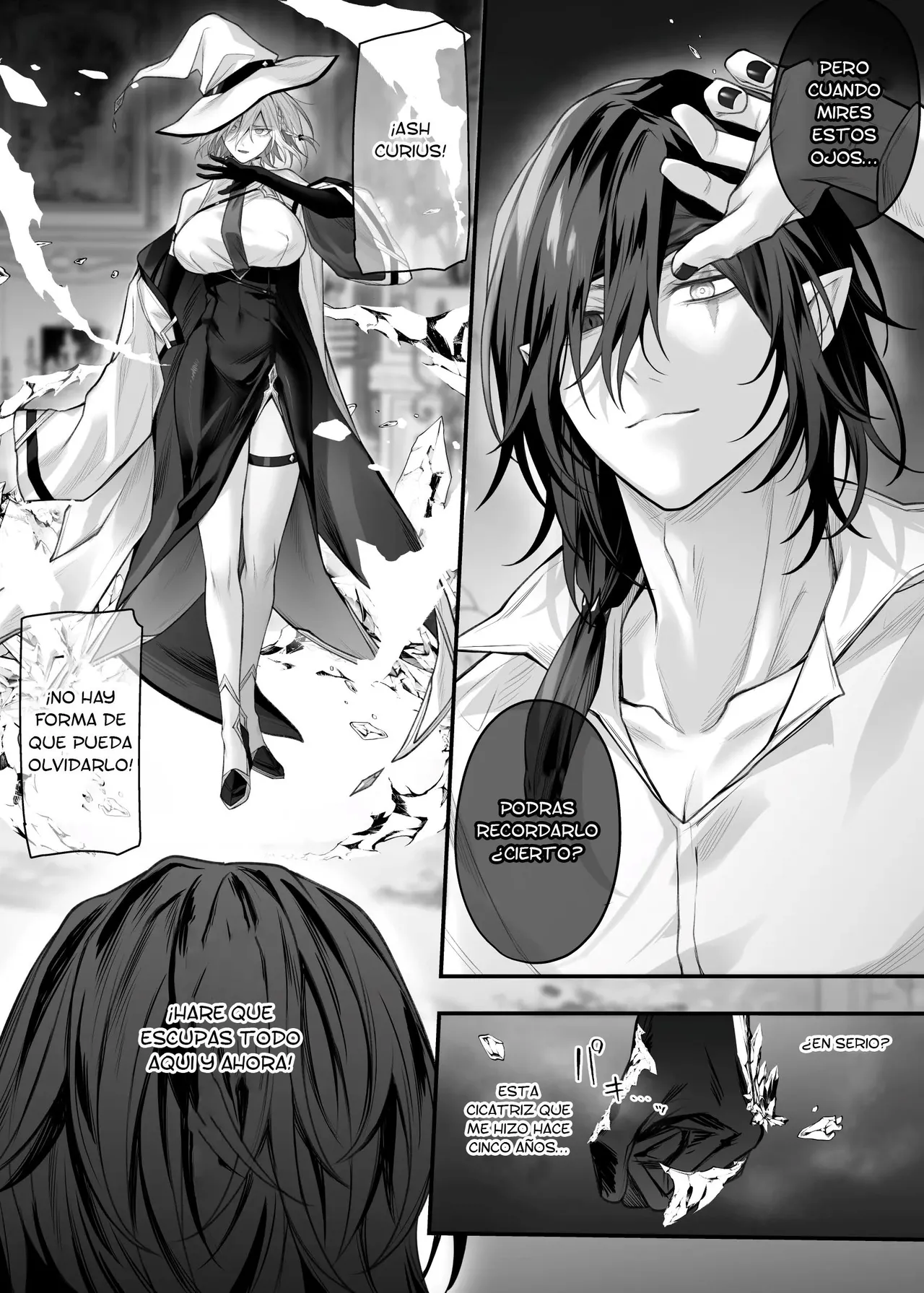 [Luku] Juketsu no Majo Alexia wa Mou Otoko ni Modorenai | La bruja Alexia ya no puede volver a ser hombre [Spanish] [TF Scans] image number 7