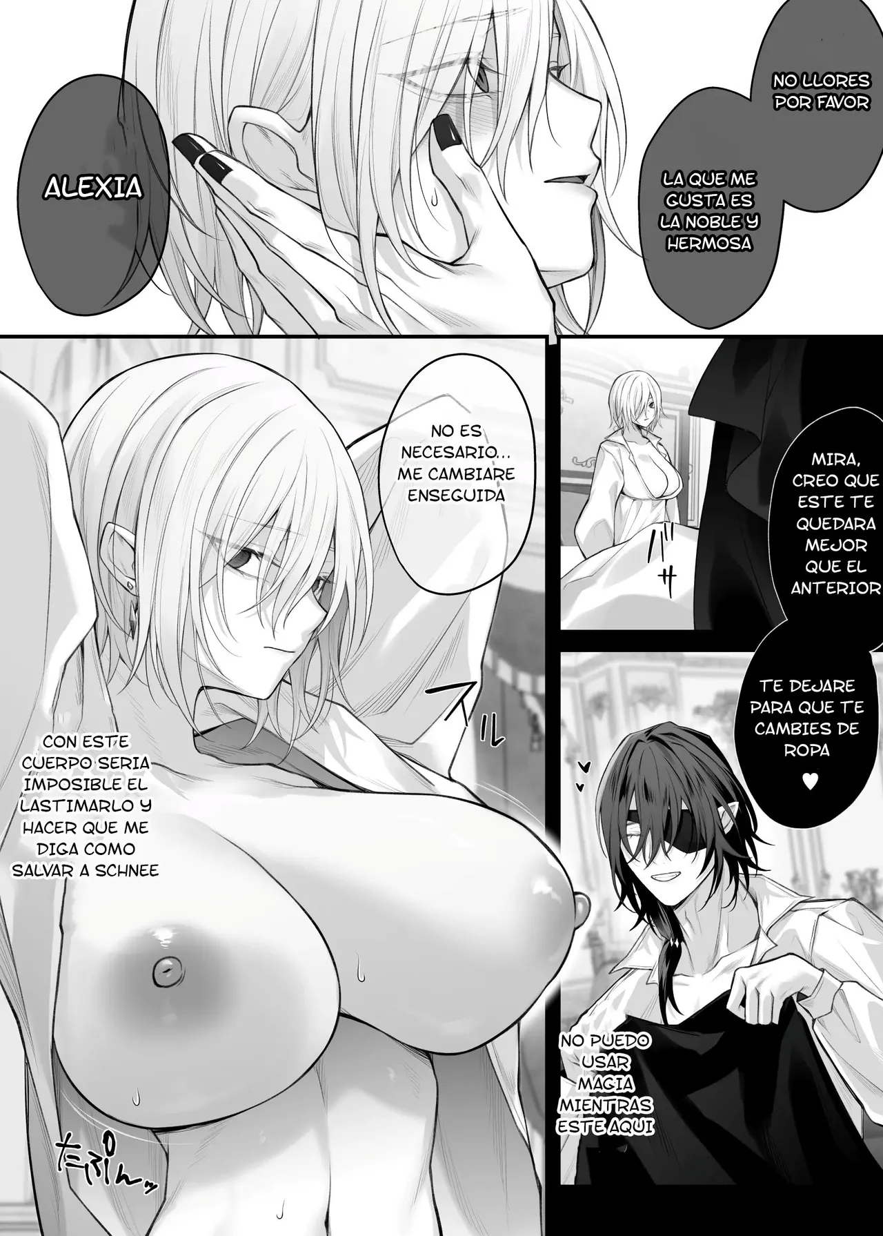 [Luku] Juketsu no Majo Alexia wa Mou Otoko ni Modorenai | La bruja Alexia ya no puede volver a ser hombre [Spanish] [TF Scans] image number 38
