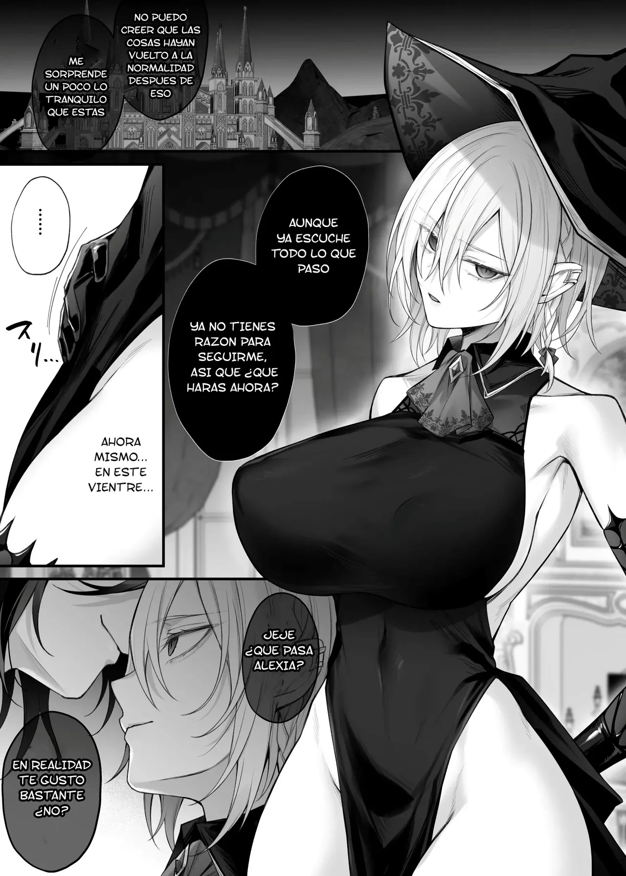[Luku] Juketsu no Majo Alexia wa Mou Otoko ni Modorenai | La bruja Alexia ya no puede volver a ser hombre [Spanish] [TF Scans] image number 48