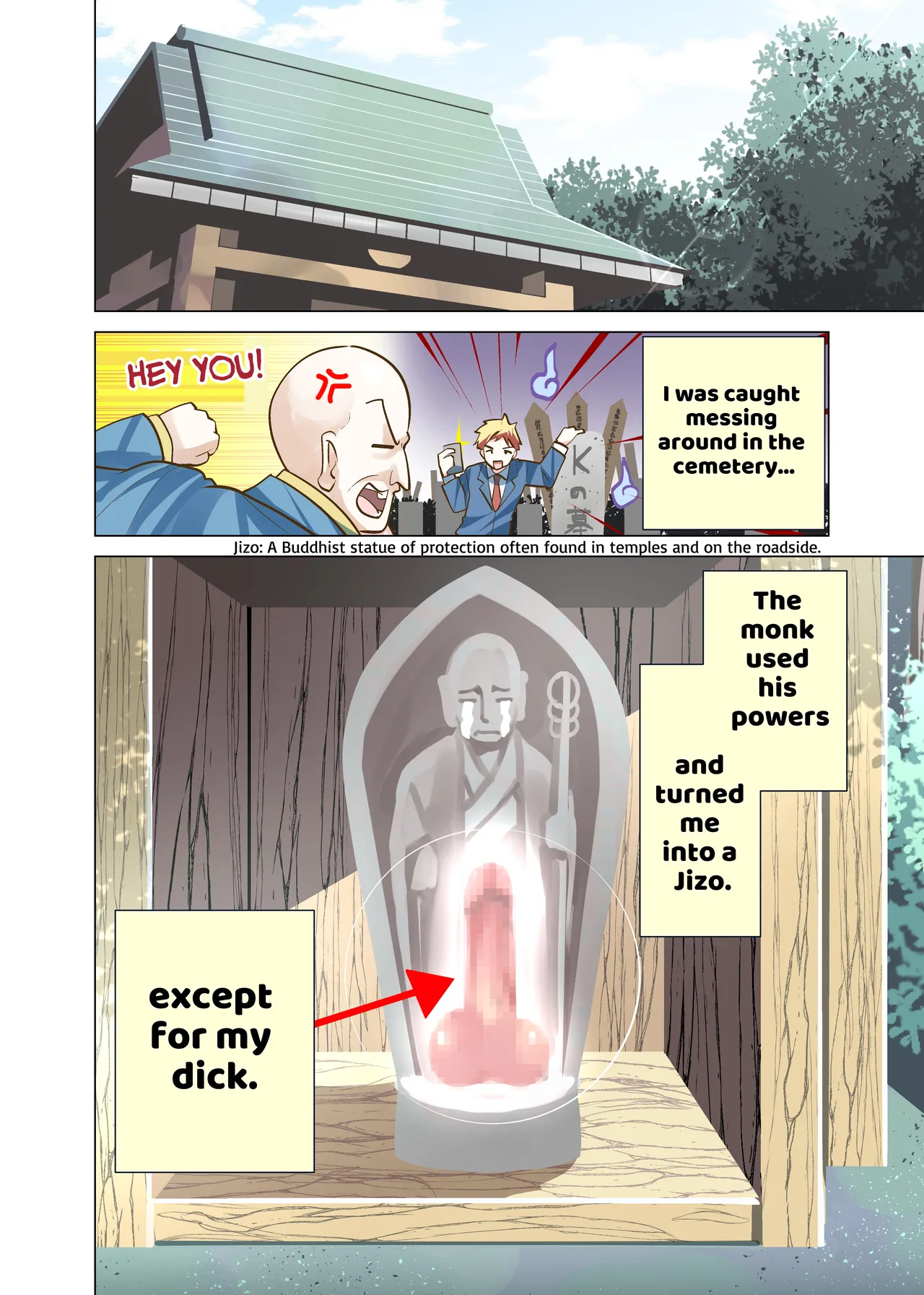 [Tou Kasokudou Jouge Undou] Ochinpo Jizou [English] [Penguin Piper] 이미지 번호 2