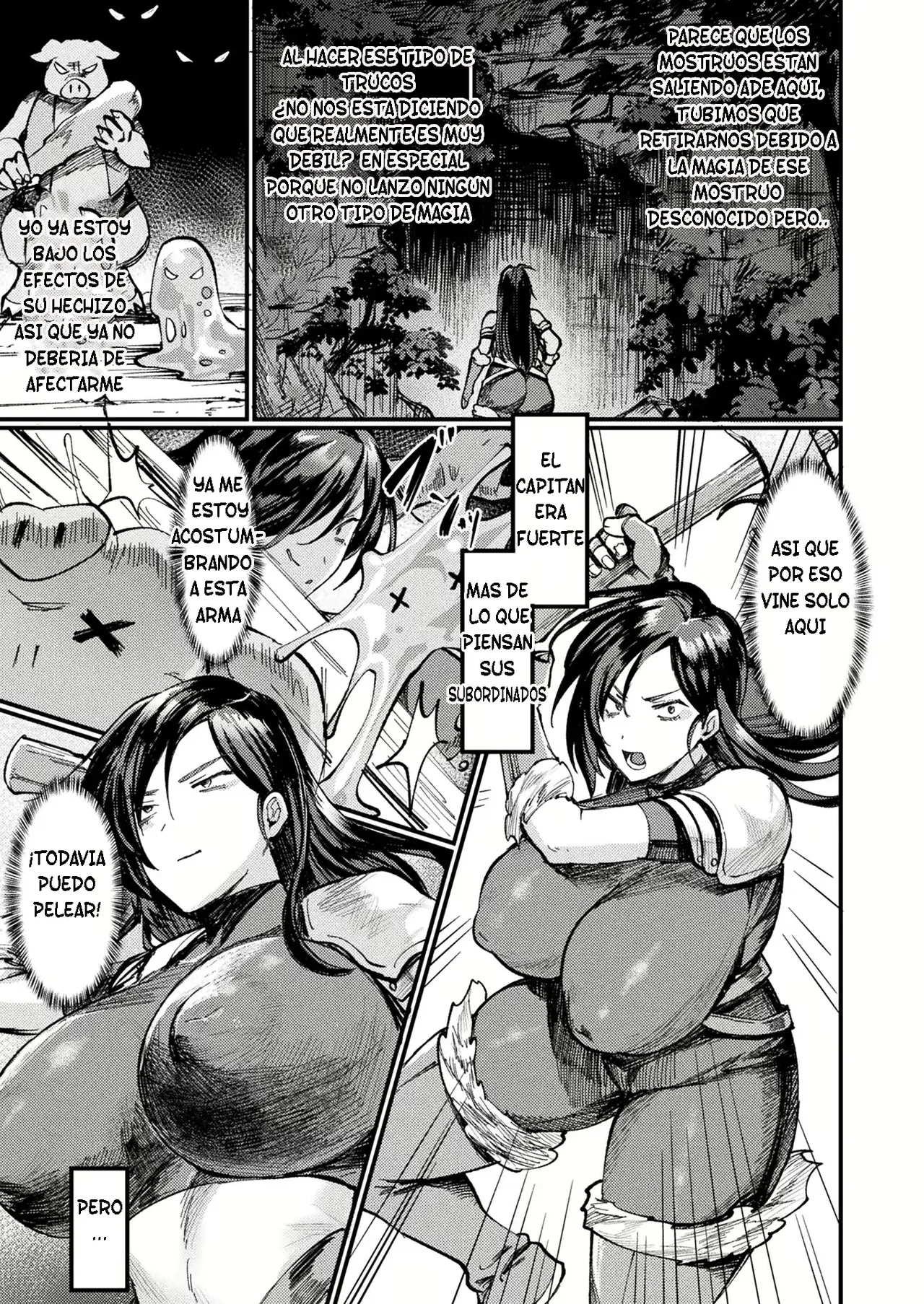 [Echigoya Takeru] The Legend of the Strange and Feminized - The Frontier Warriors | Transformacion del capital de la guardia [Spanish] [TF Scans] numero di immagine  5