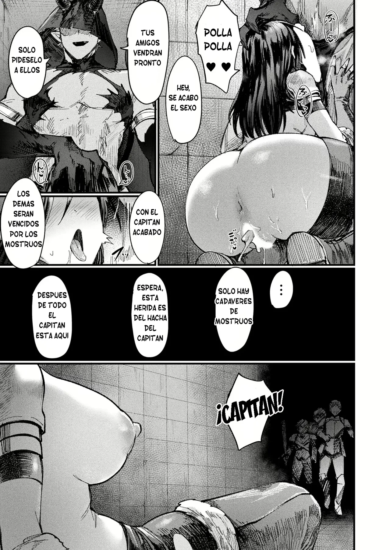 [Echigoya Takeru] The Legend of the Strange and Feminized - The Frontier Warriors | Transformacion del capital de la guardia [Spanish] [TF Scans] numero di immagine  19