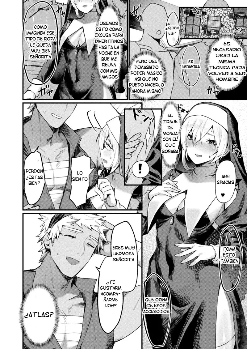 [Echigoya Takeru] 異形・女体化伝一僧侶一|异形·女体化传—僧侶 | Monje [Spanish] [TF Scans] 이미지 번호 8