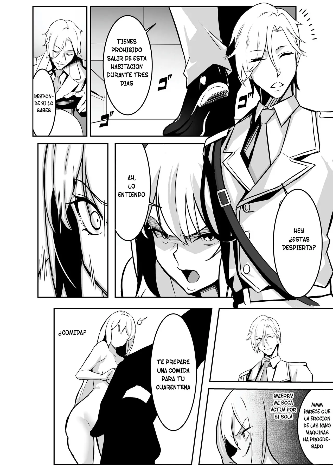 [8000, Shiki] TS Choukyou Shisetsu ~Tekikoku ni Toraware Nyotaika Nanomachine de Kairaku Choukyou Saremashita~ | Centro de Entrenamiento TS - Cautivo en el País Enemigo [Spanish] [TF Scans] image number 19