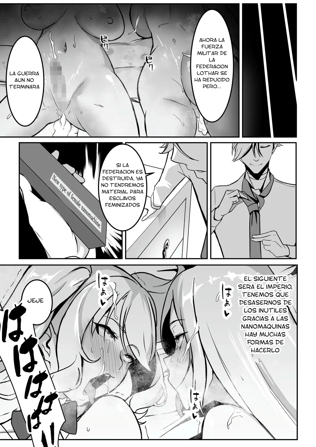 [8000, Shiki] TS Choukyou Shisetsu ~Tekikoku ni Toraware Nyotaika Nanomachine de Kairaku Choukyou Saremashita~ | Centro de Entrenamiento TS - Cautivo en el País Enemigo [Spanish] [TF Scans] image number 58