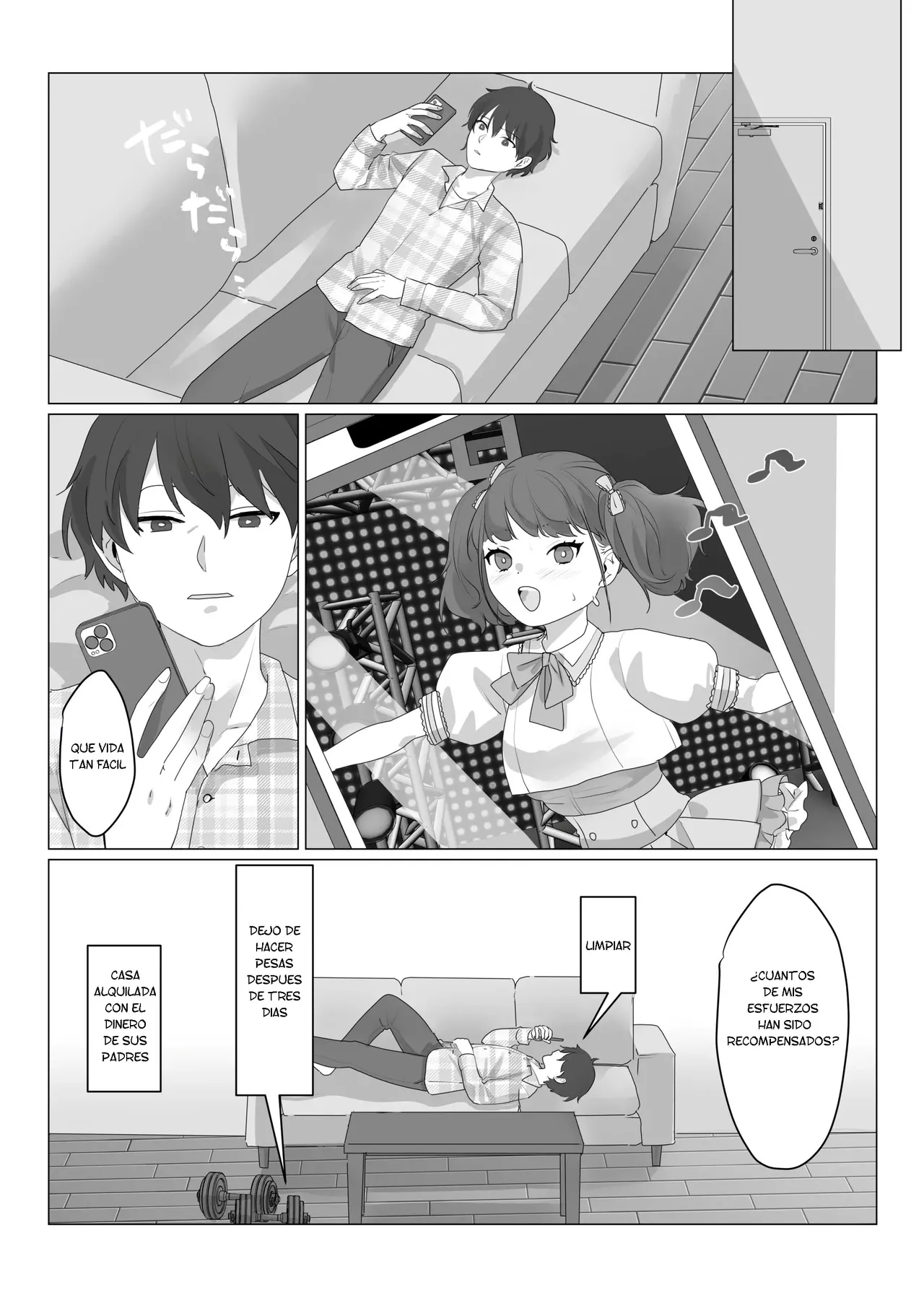 [Amuai Okashi Seisakusho (nAco)] Aa, Subarashiki Nanimo Kangaenakute Yoi Jinsei | [Spanish] [TF Scans] 이미지 번호 2