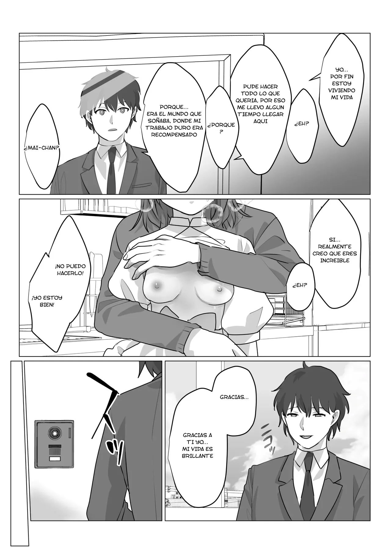 [Amuai Okashi Seisakusho (nAco)] Aa, Subarashiki Nanimo Kangaenakute Yoi Jinsei | [Spanish] [TF Scans] 이미지 번호 37