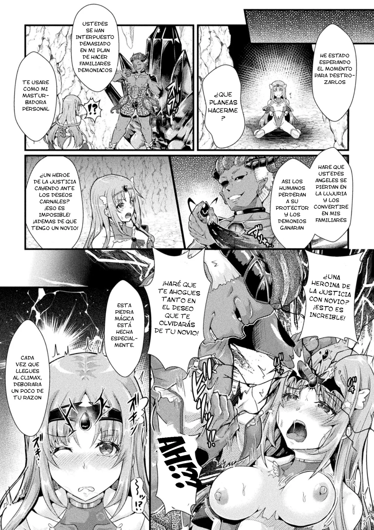 [Misakana] Souai Tenki Ange Lovers -Zenpen Gouinkanraku no Benitenshi- (Daraku Seiai Akuochi In Story) [Spanish] [TF Scans] [Digital] numero di immagine  5