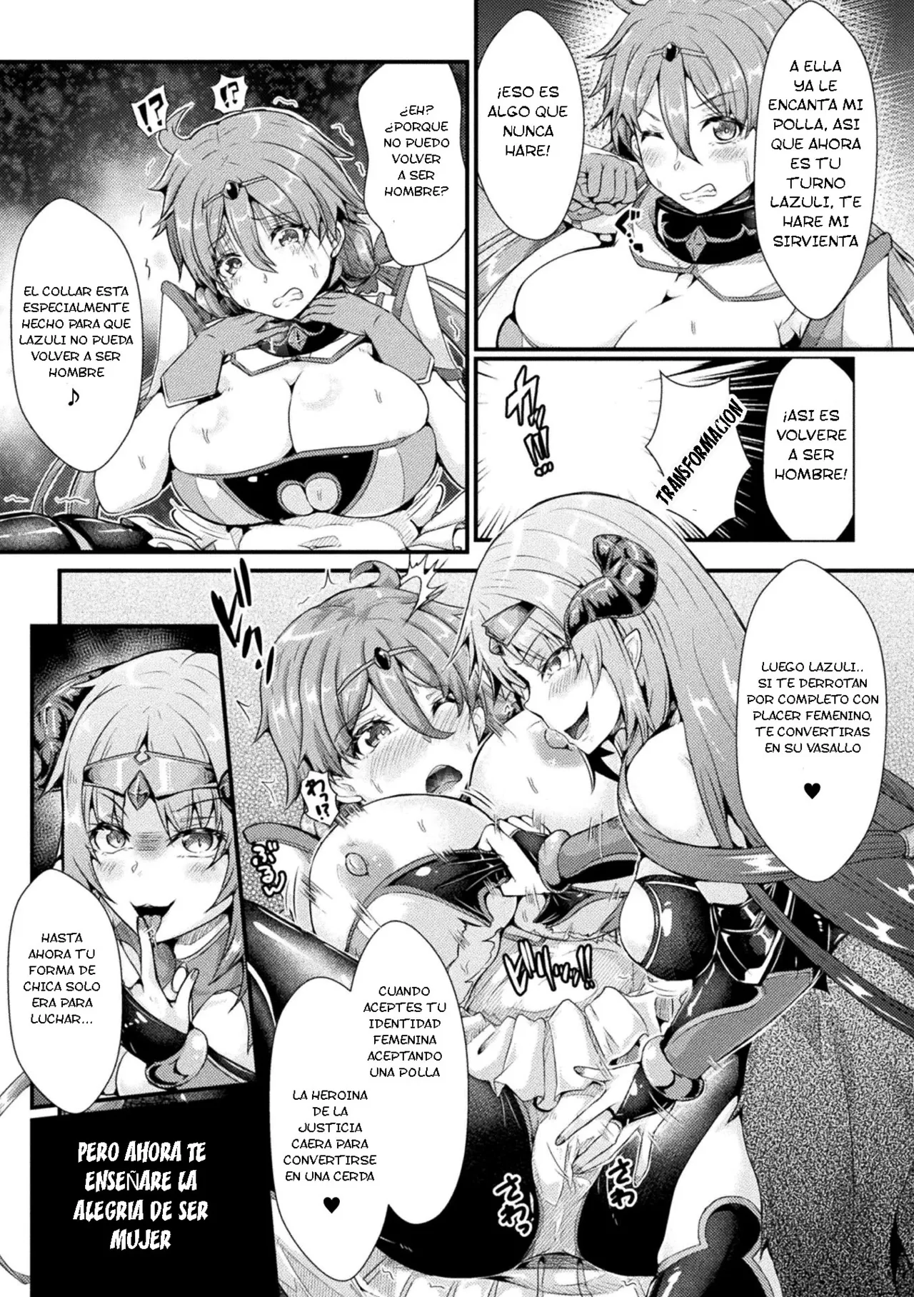 [Misakana] Souai Tenki Ange Lovers -Zenpen Gouinkanraku no Benitenshi- (Daraku Seiai Akuochi In Story) [Spanish] [TF Scans] [Digital] numero di immagine  27