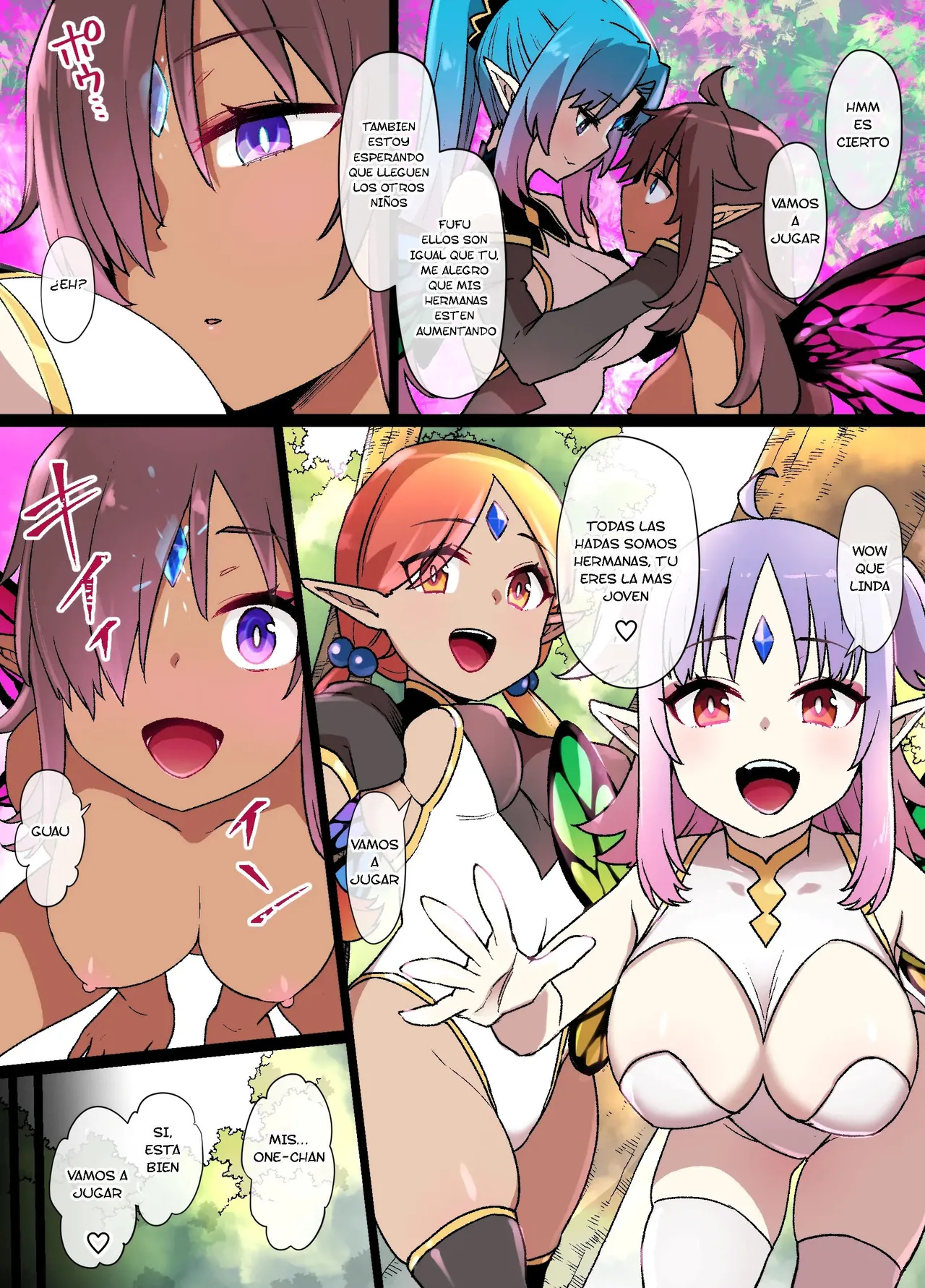 [Kusayarou] Boukensha no Youseika & TSF Manga [Spanish] [TF Scans] image number 5