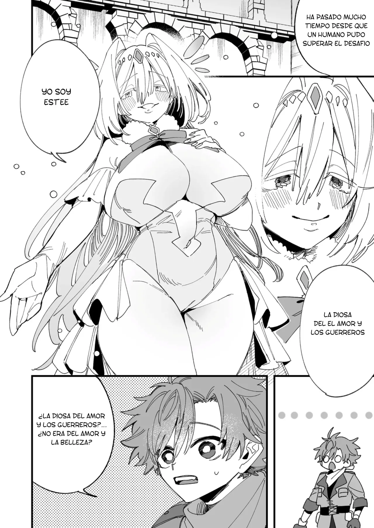 [Amuai Okashi Seisakusho (Wakamiya teresa)] Megami Esuti no Shukufuku | La bendición de la diosa [Spanish] [TF Scans] image number 3