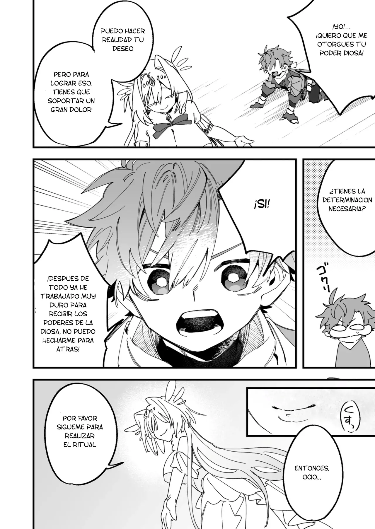 [Amuai Okashi Seisakusho (Wakamiya teresa)] Megami Esuti no Shukufuku | La bendición de la diosa [Spanish] [TF Scans] image number 5