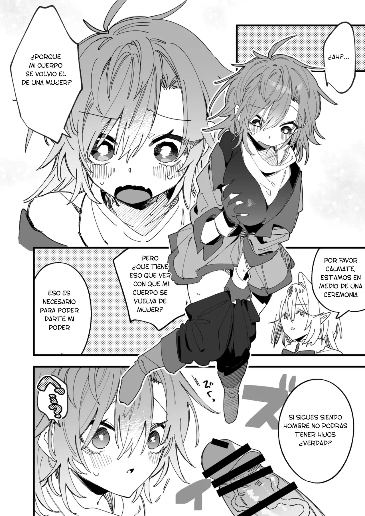 [Amuai Okashi Seisakusho (Wakamiya teresa)] Megami Esuti no Shukufuku | La bendición de la diosa [Spanish] [TF Scans] image number 7