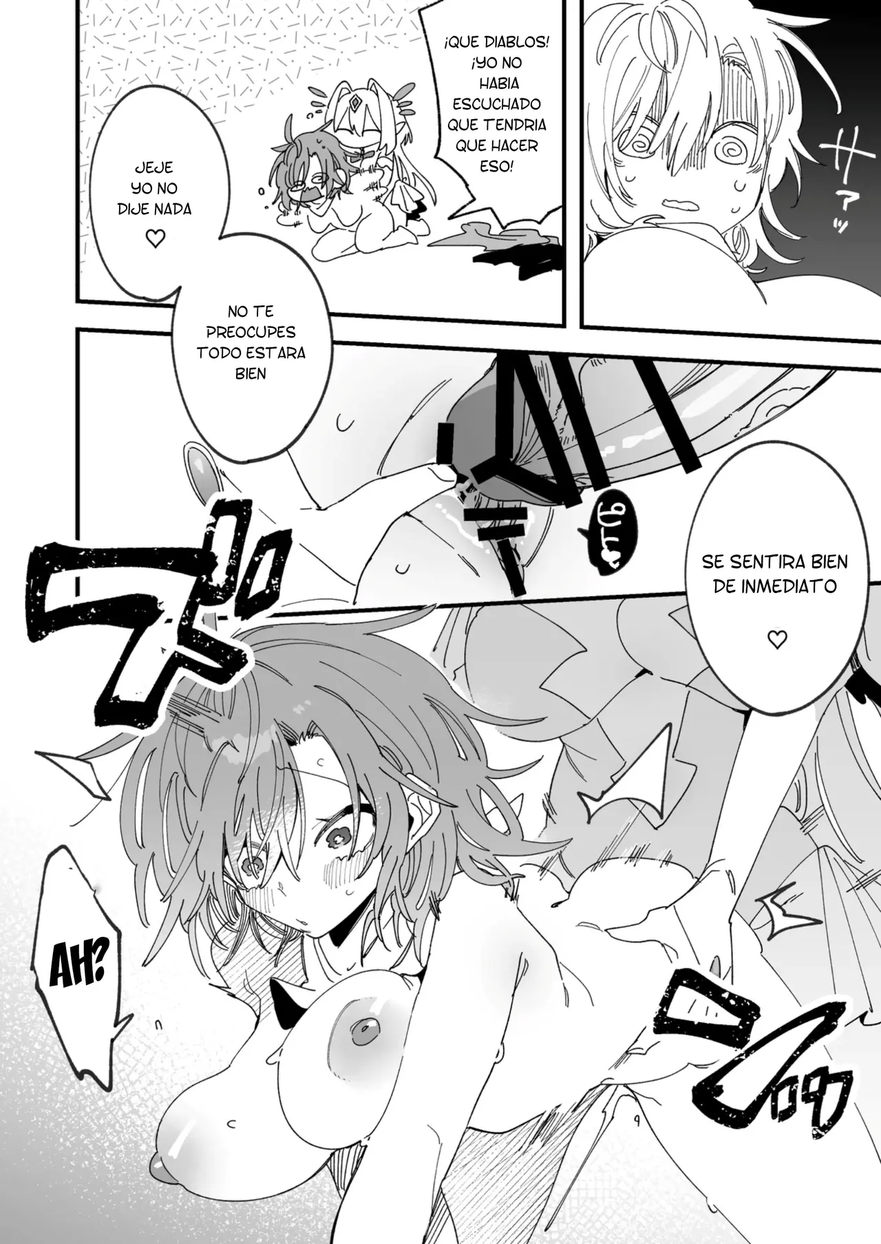 [Amuai Okashi Seisakusho (Wakamiya teresa)] Megami Esuti no Shukufuku | La bendición de la diosa [Spanish] [TF Scans] image number 9