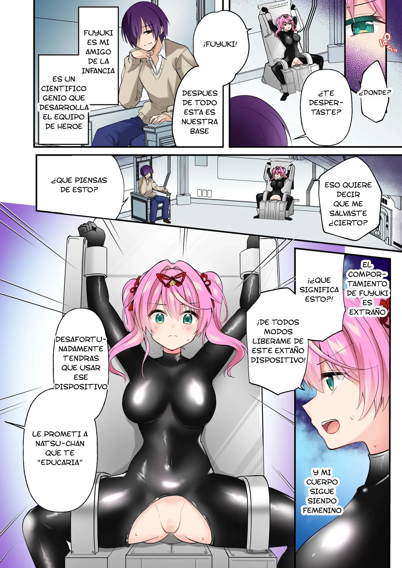 [TSF no F (Rurimaru)] Kamoi Senshi Braveforce ~Daraku e no Sasoi~ [Spanish] [TF Scans] [Digital] image number 16