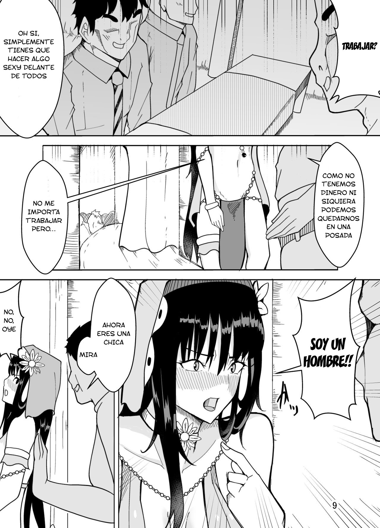 [Kiba o Muku (Baa)] Danchou Datta Ore wa Nyotaika Shita [Spanish] [TF Scans] image number 10