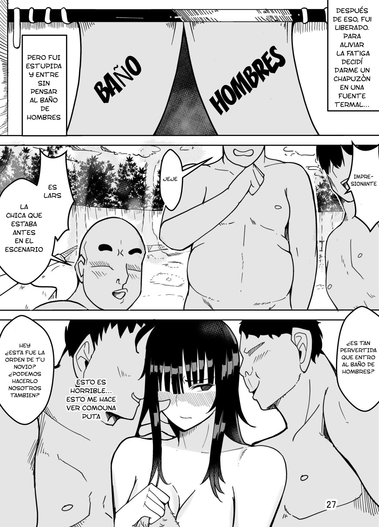 [Kiba o Muku (Baa)] Danchou Datta Ore wa Nyotaika Shita [Spanish] [TF Scans] image number 28