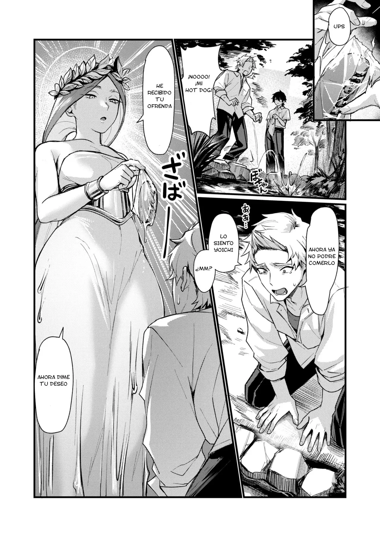 [Echigoya Takeru] Izumi no Megami ni Shomo nai Koto o Negau na ! ~ Tatoeba Tomodachi o Nyotaika Sasetari ~ [Spanish] [TF Scans] numero di immagine  2