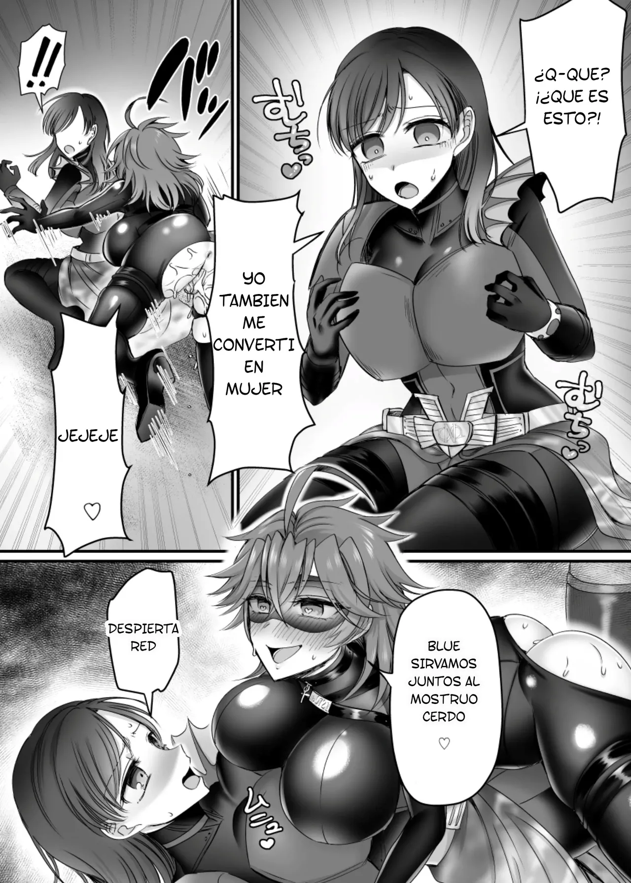 [Amuai Okashi Seisakusho (Moegi Oji-san)] Saber Red ~Seigi no Zako Onna Sentouin Hero~ [Spanish] [TF Scans] numero di immagine  32