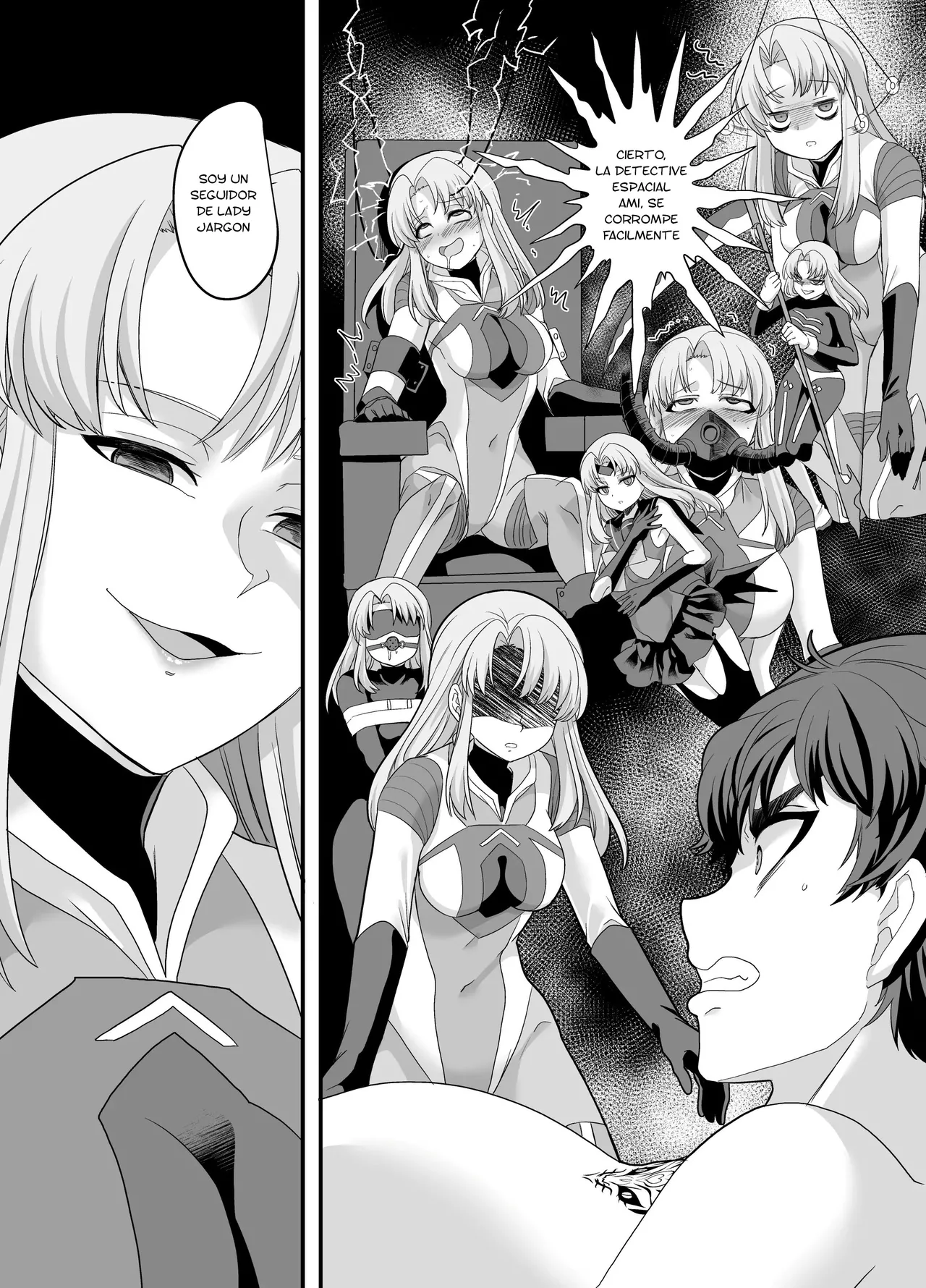 [Amuai Okashi Seisakusho (Amuai, Kouji)] Uchuu Keiji Jaydan Inkai no Chousen | Detective espacial Jaydan [Spanish] [TF Scans] image number 16