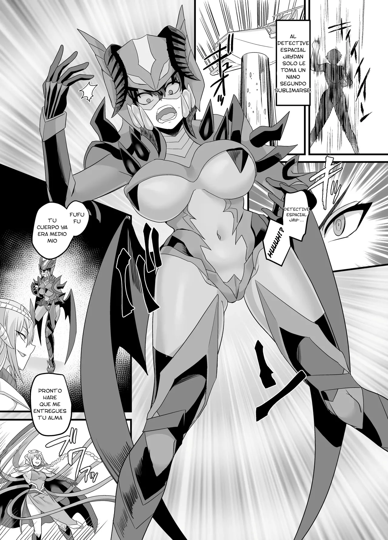 [Amuai Okashi Seisakusho (Amuai, Kouji)] Uchuu Keiji Jaydan Inkai no Chousen | Detective espacial Jaydan [Spanish] [TF Scans] image number 21