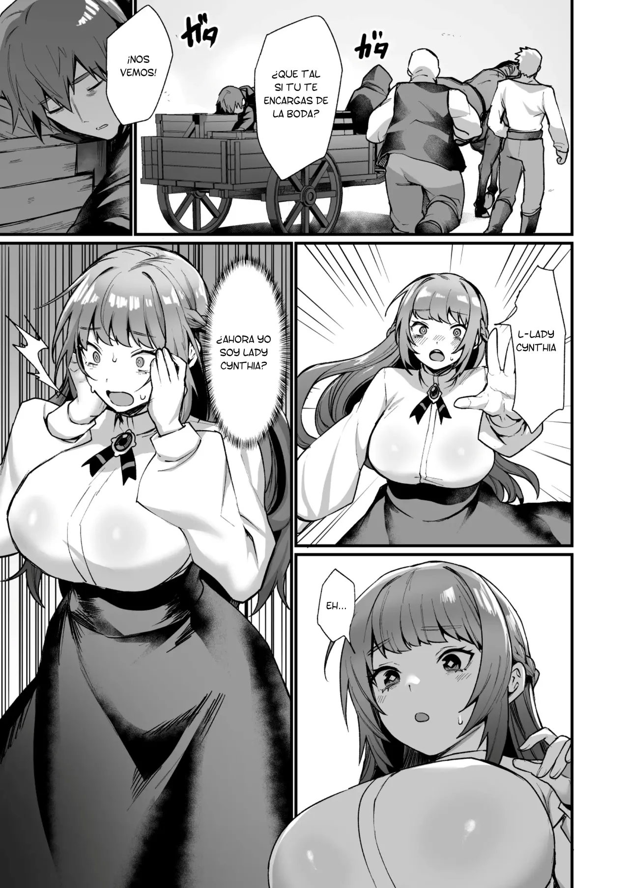 [Doujin Echigoya (Echigoya Takeru)] Goei Kishi no Irekawari Nyotaika Mission! | ¡Una misión para cambiar de cuerpo con el caballero escolta! [Spanish] [TF Scans] numero di immagine  6