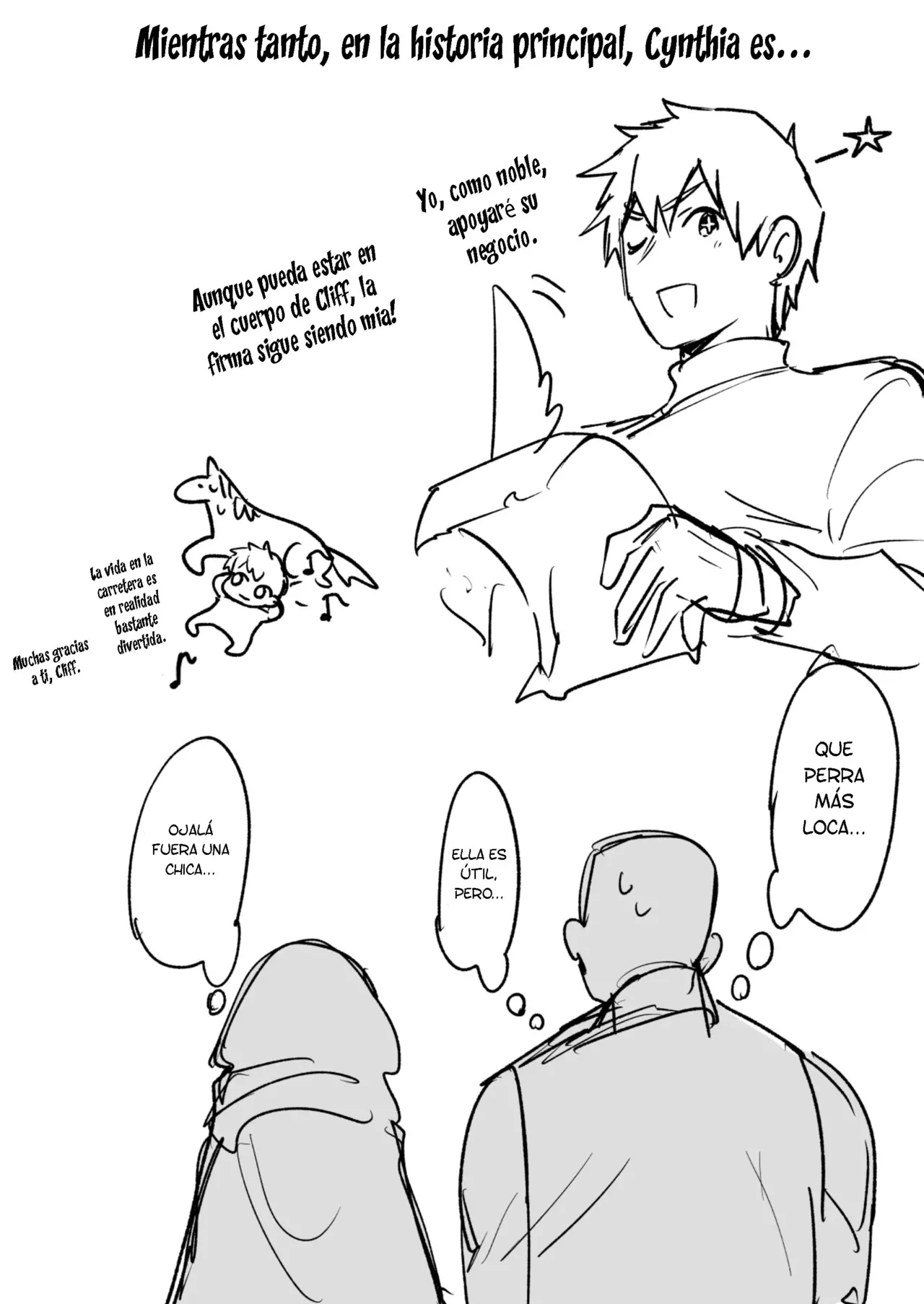 [Doujin Echigoya (Echigoya Takeru)] Goei Kishi no Irekawari Nyotaika Mission! | ¡Una misión para cambiar de cuerpo con el caballero escolta! [Spanish] [TF Scans] numero di immagine  38