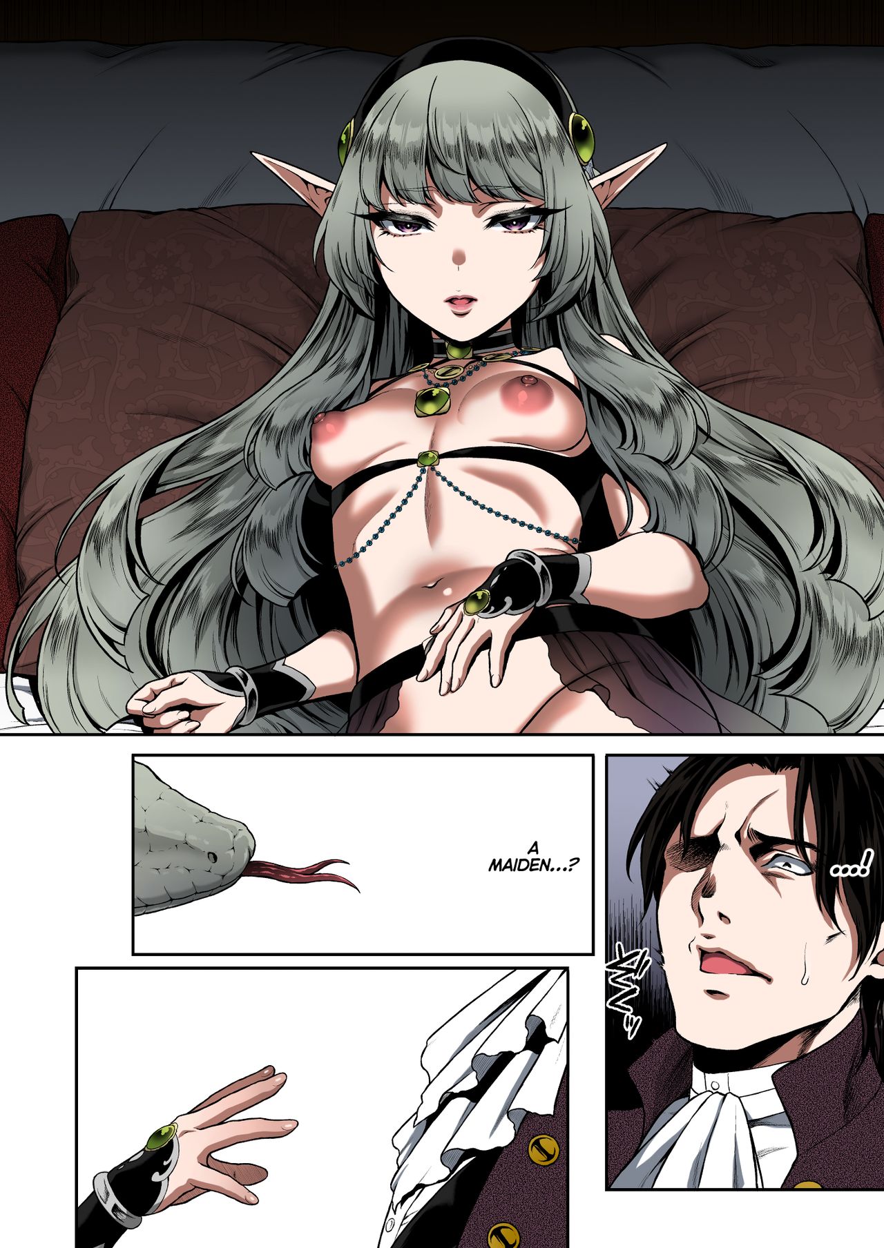 [H.B.A (Usagi Nagomu)] Yuukyuu no Shou Elf 1 "Dokuhebi" | The Everlasting Elf I "A Poisonous Snake" [English]  [Colorized] =TLL + mrwayne= [SPDSD] [Digital] Bildnummer 7