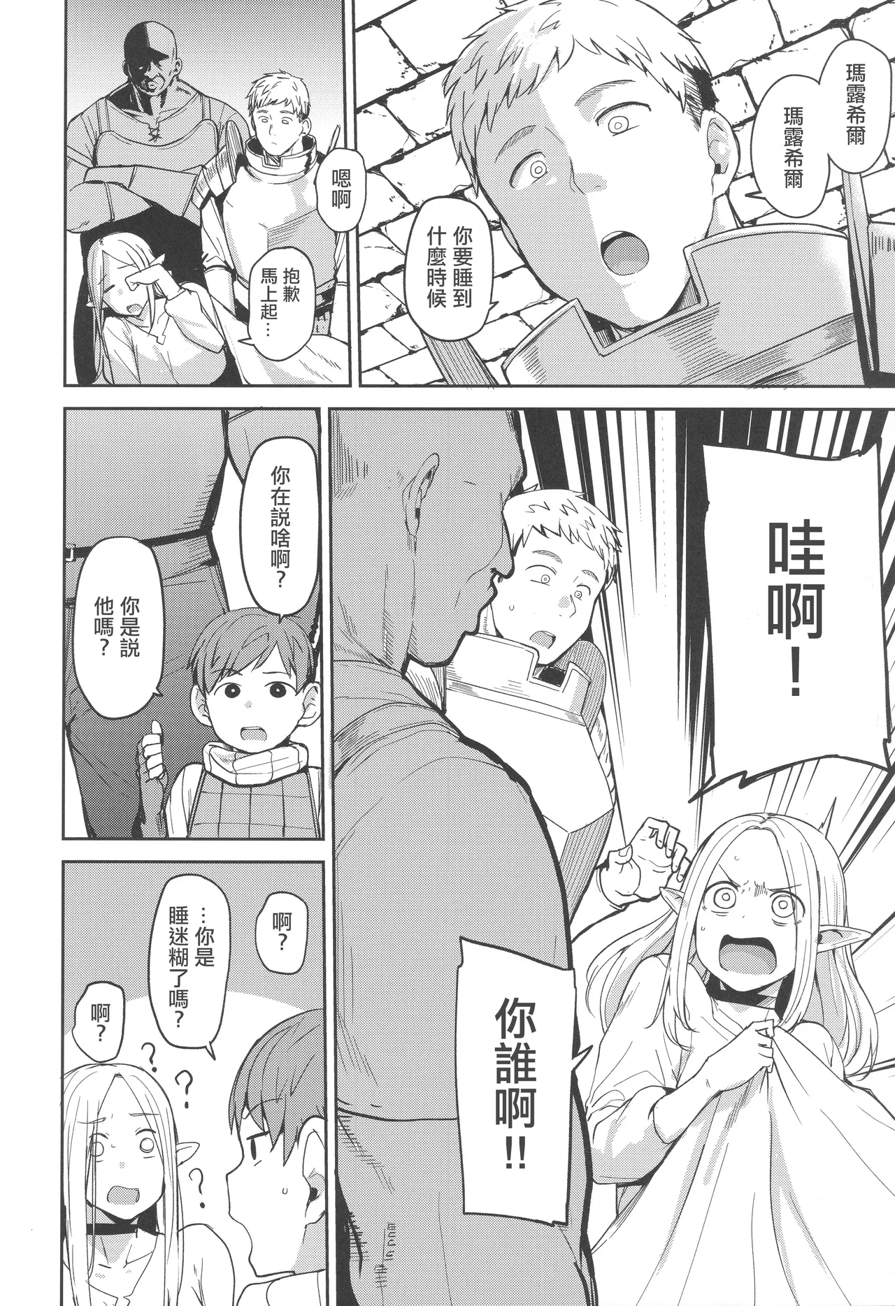 (C106) [North70 (Nanao Yukiji)] Chin Ochi Donkusa Elf | 迷糊精靈为肉棒而淪陷 (Dungeon Meshi) [Chinese] image number 3
