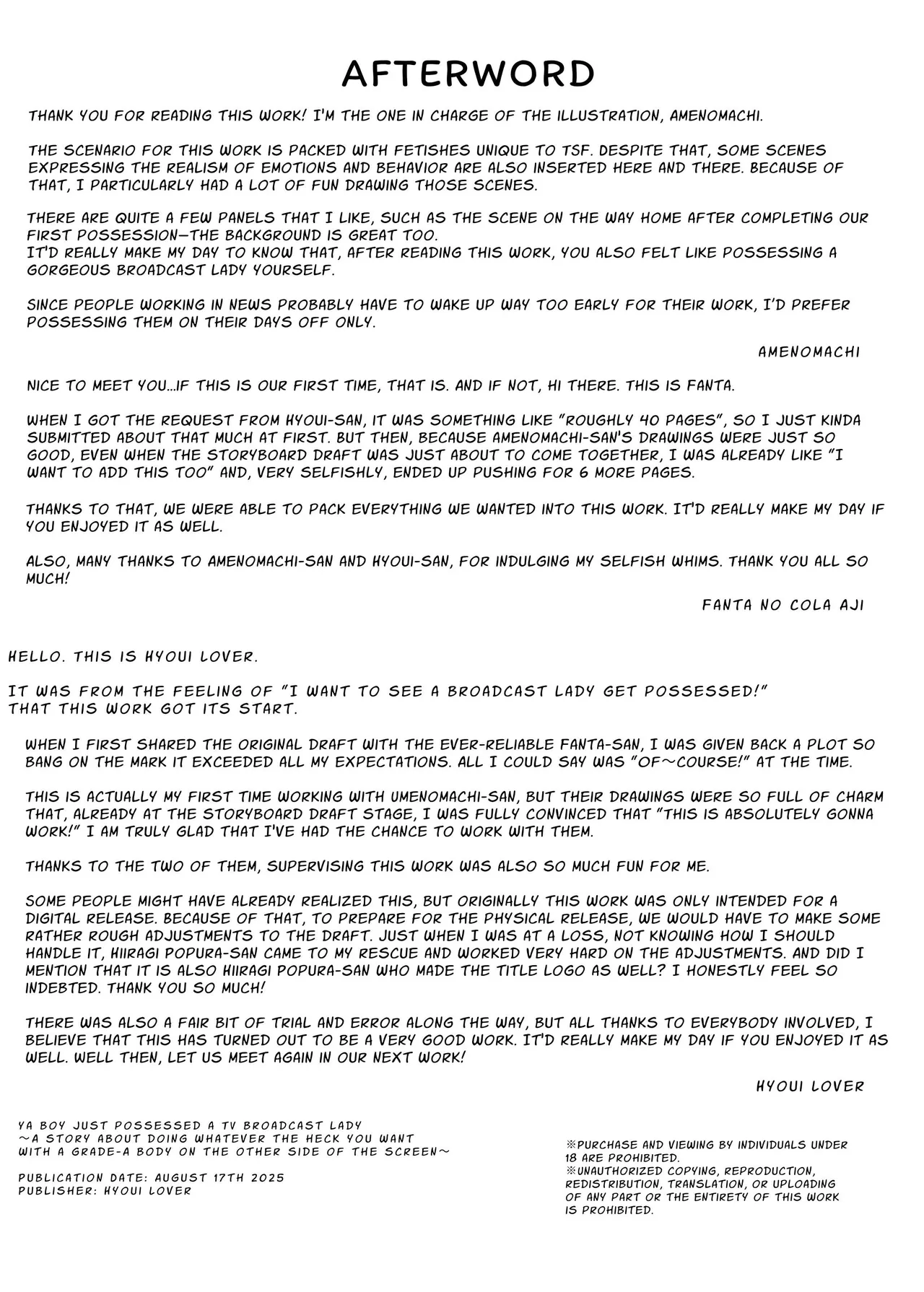 [Hyoui Lover (Ame no Machi)] Kyoku Anno no Ano Ko o Nottotta Ore ~Gamen no Mukou ni Atta Gokujou Body o Suki Houdai suru Hanashi~ [English] [EvilPony] [Digital] image number 48