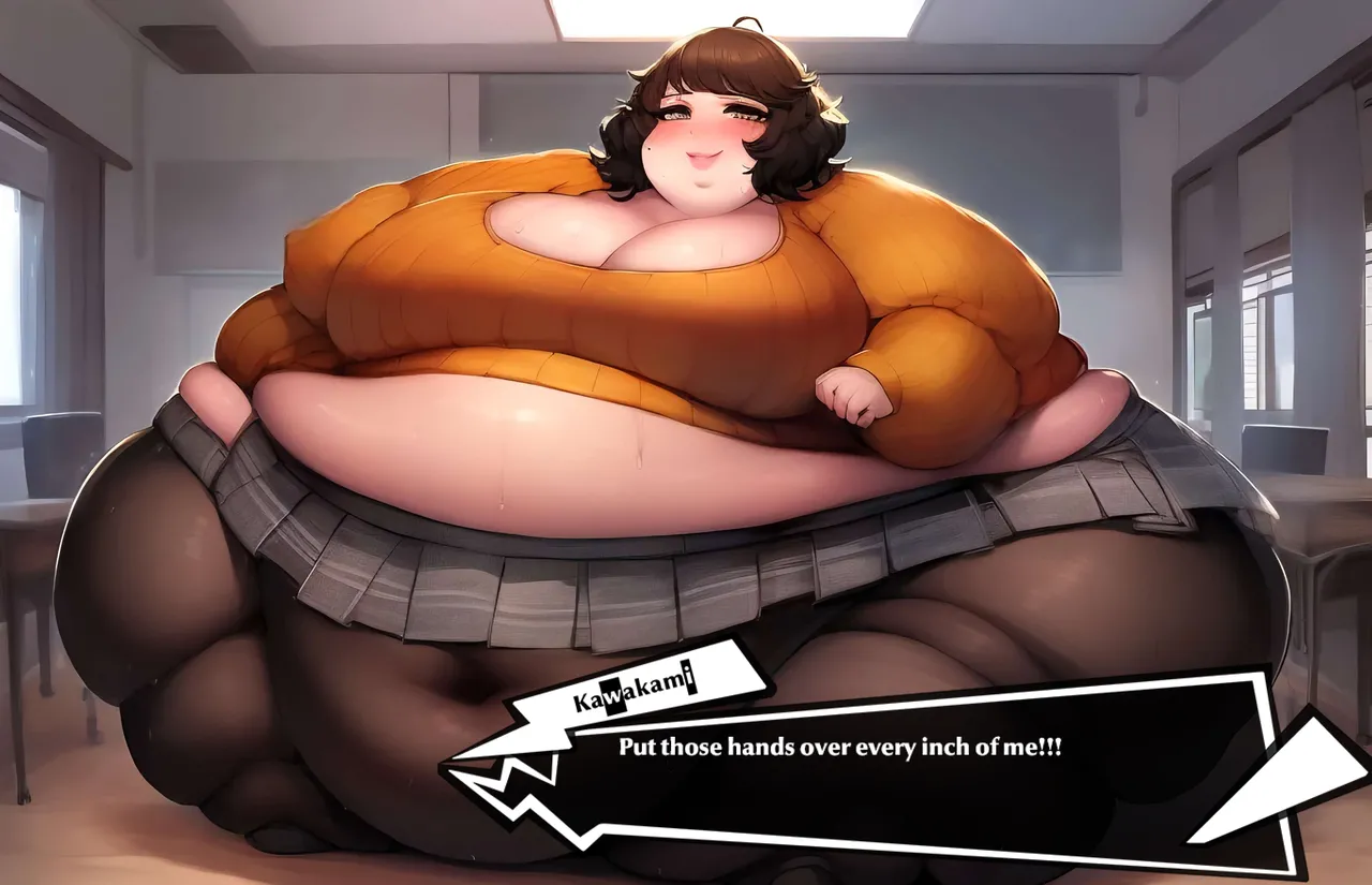 Kawakami SSBBW Expansion Comic [AI GEN] image number 2