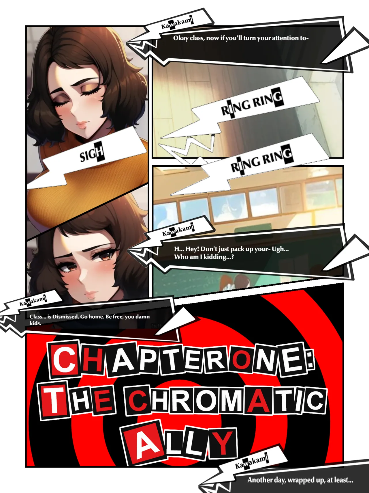 Kawakami SSBBW Expansion Comic [AI GEN] image number 4