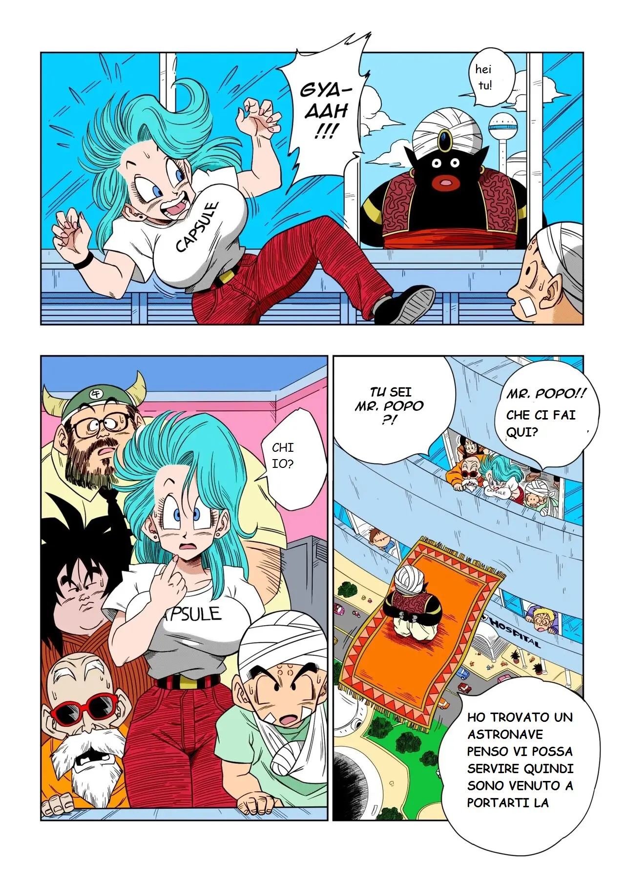 [Yamamoto (Yamamoto)] Dagon Ball - Bulma & Mr. Popo (Dragon Ball Z) [Italian] [Colorized] [Decensored] 画像番号 2